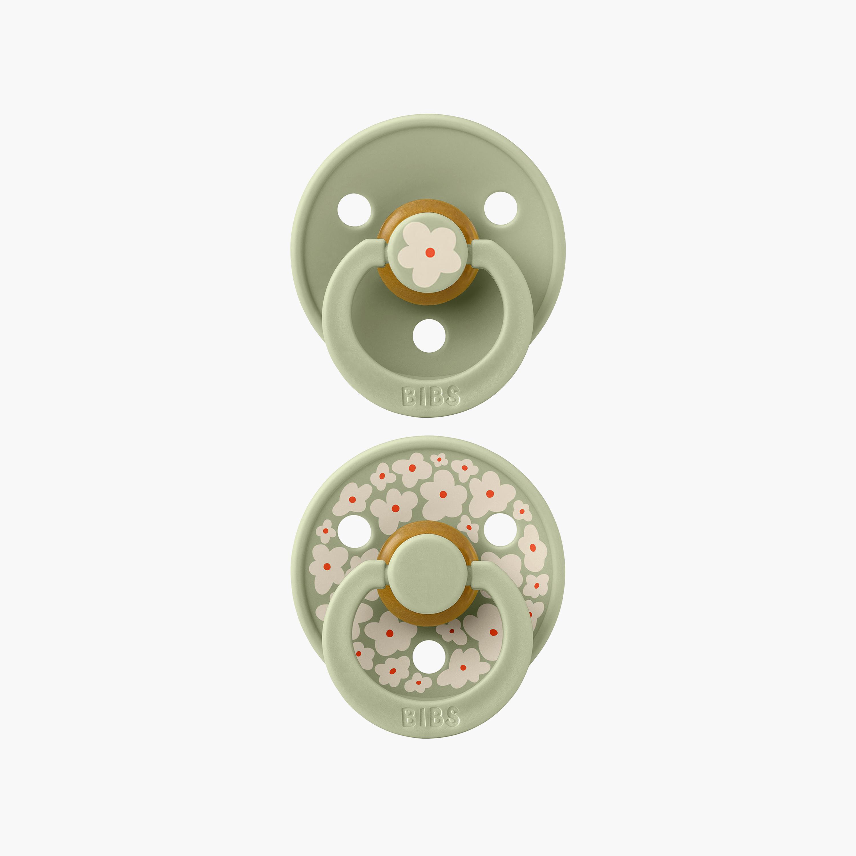 Bibs 2-Piece Studio Colour Jasmine Latex Pacifier Set - Size 2-baby-feeding-pacifiers-image-1