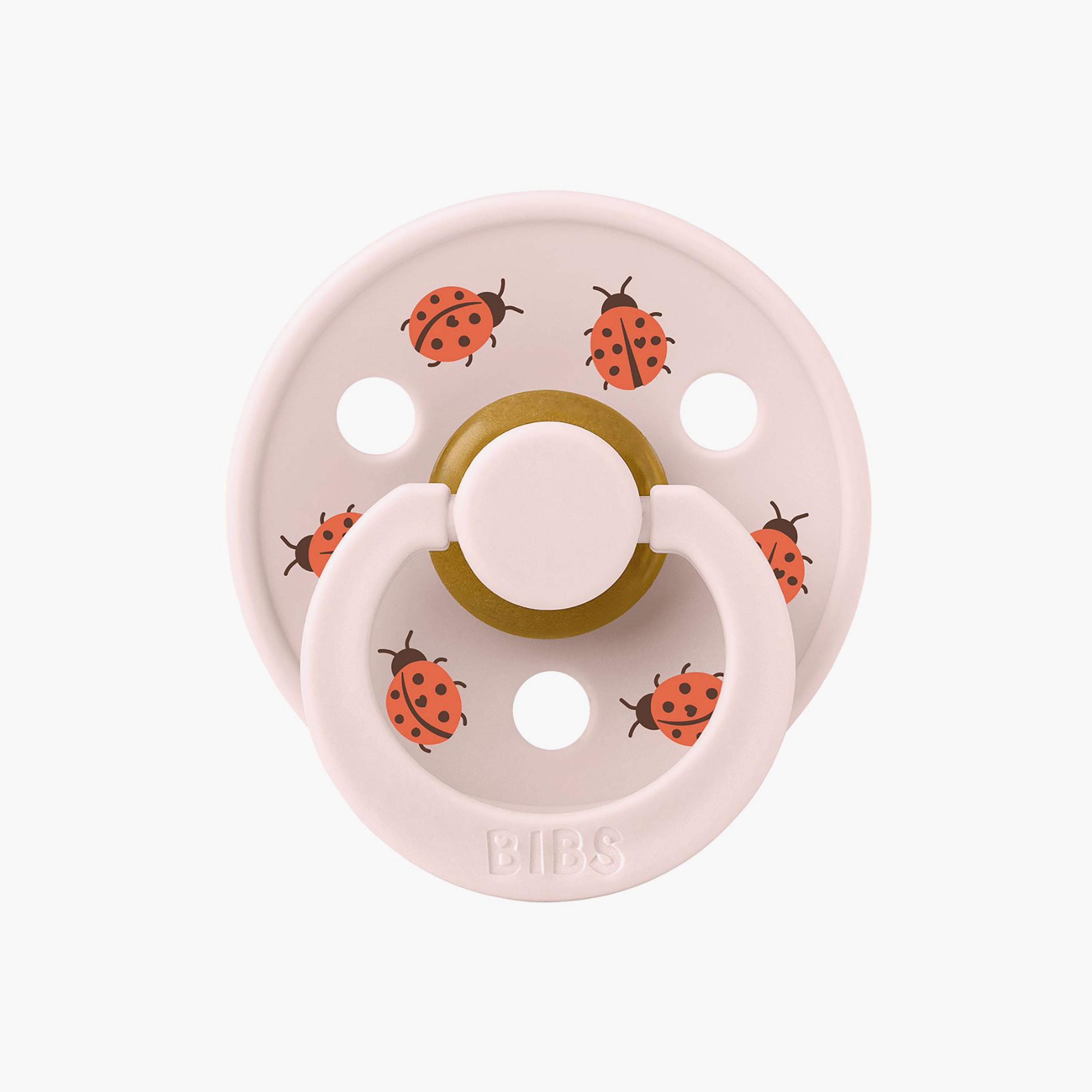 Bibs 2-Piece Studio Colour Ladybug Latex Pacifier Set - Size 1-baby-feeding-pacifiers-image-2