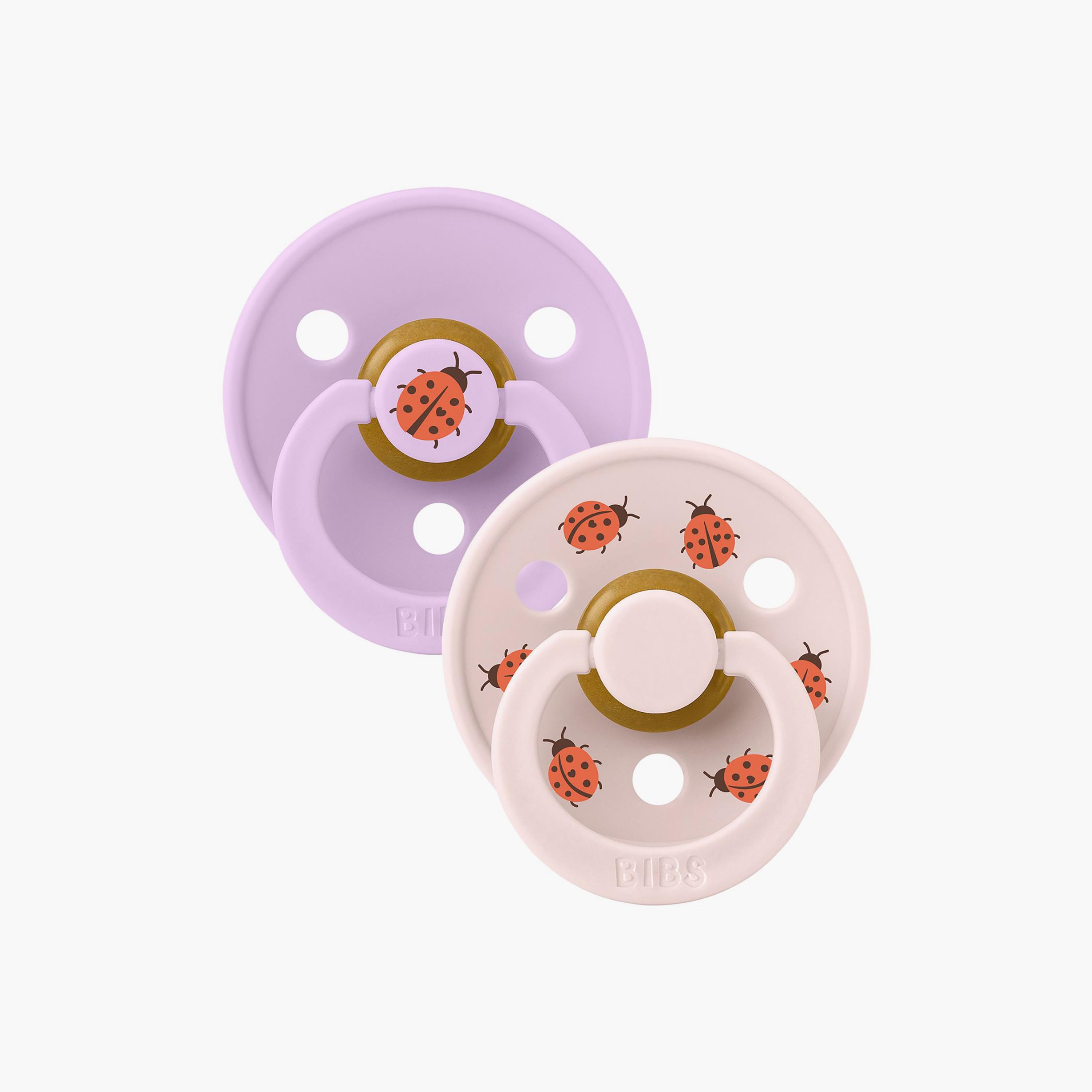 Bibs 2-Piece Studio Colour Ladybug Latex Pacifier Set - Size 1-baby-feeding-pacifiers-image-6