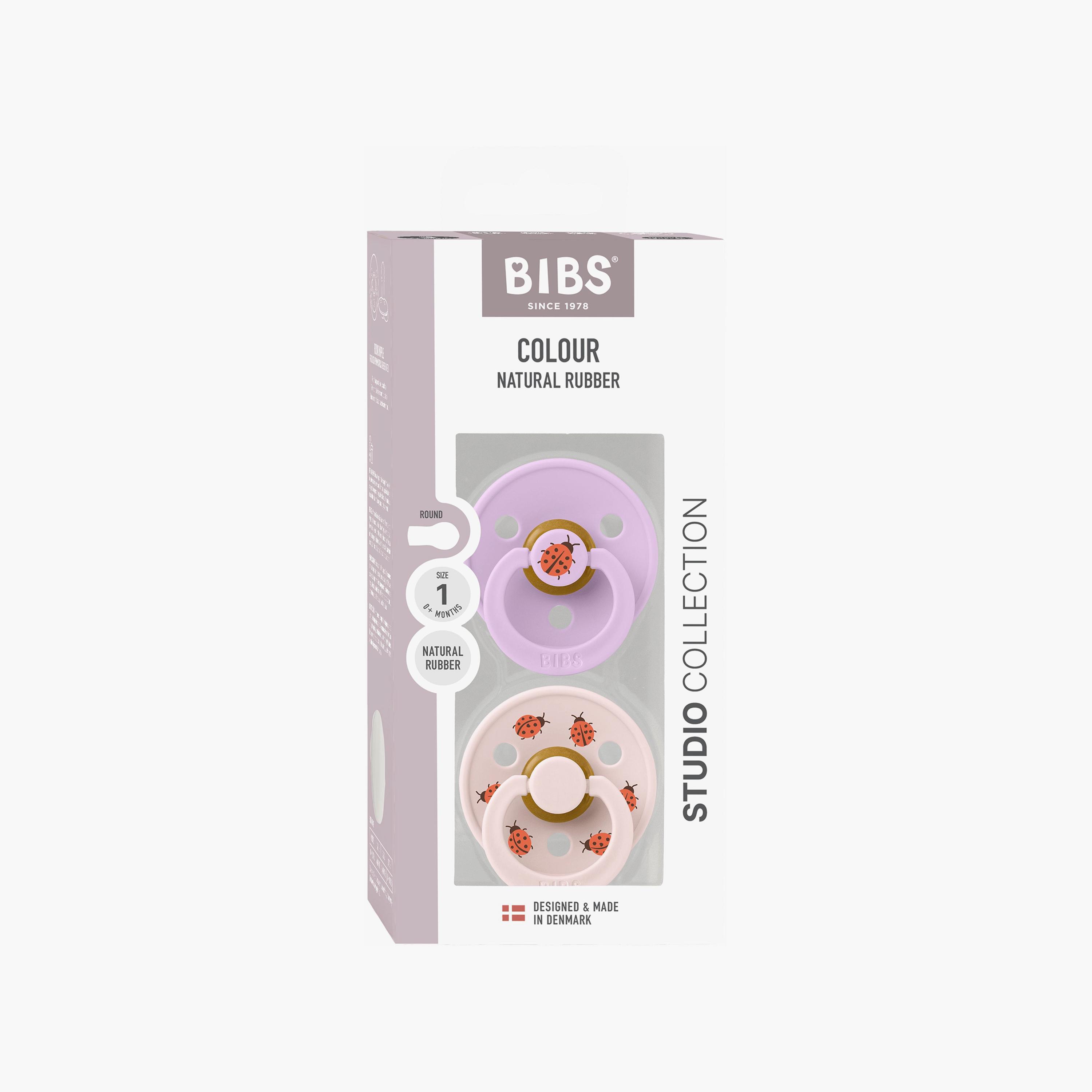 Bibs 2-Piece Studio Colour Ladybug Latex Pacifier Set - Size 1-baby-feeding-pacifiers-image-8