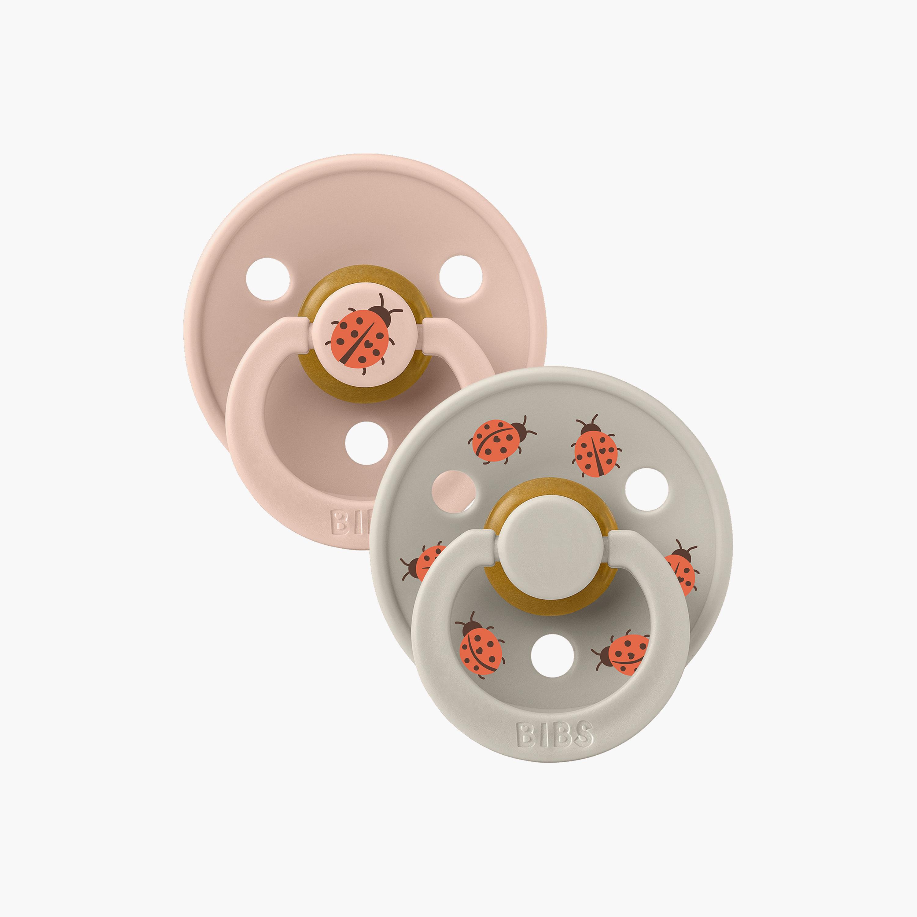 Bibs 2-Piece Studio Colour Ladybug Latex Pacifier Set - Size 2-baby-feeding-pacifiers-image-6