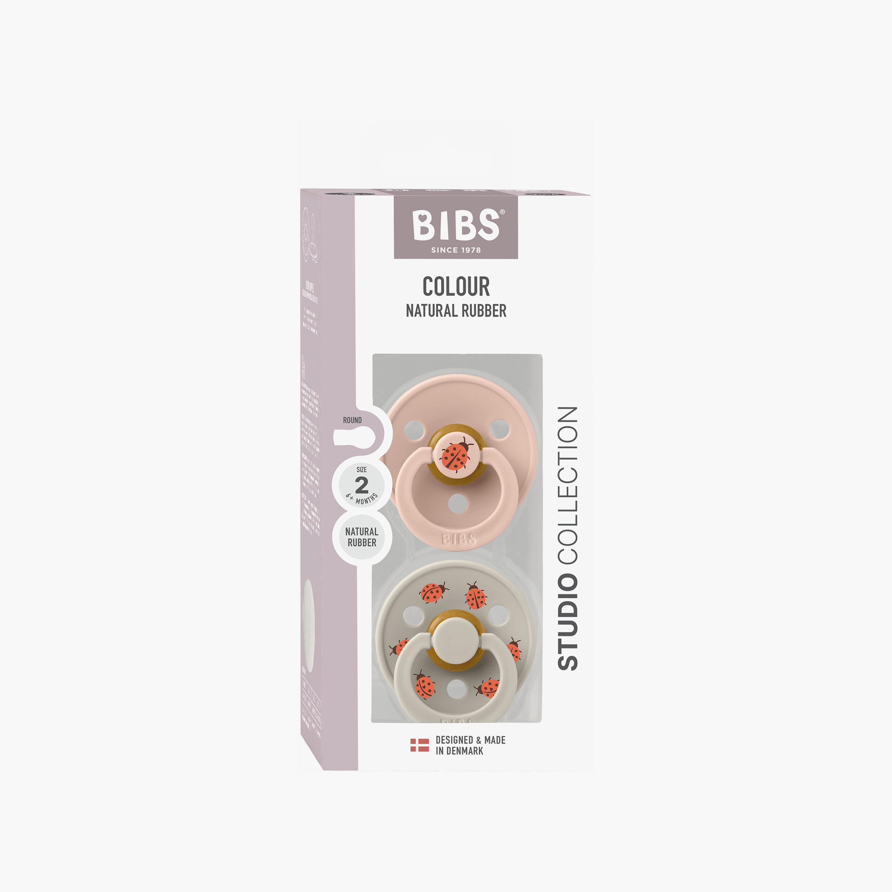 Bibs 2-Piece Studio Colour Ladybug Latex Pacifier Set - Size 2-baby-feeding-pacifiers-image-8
