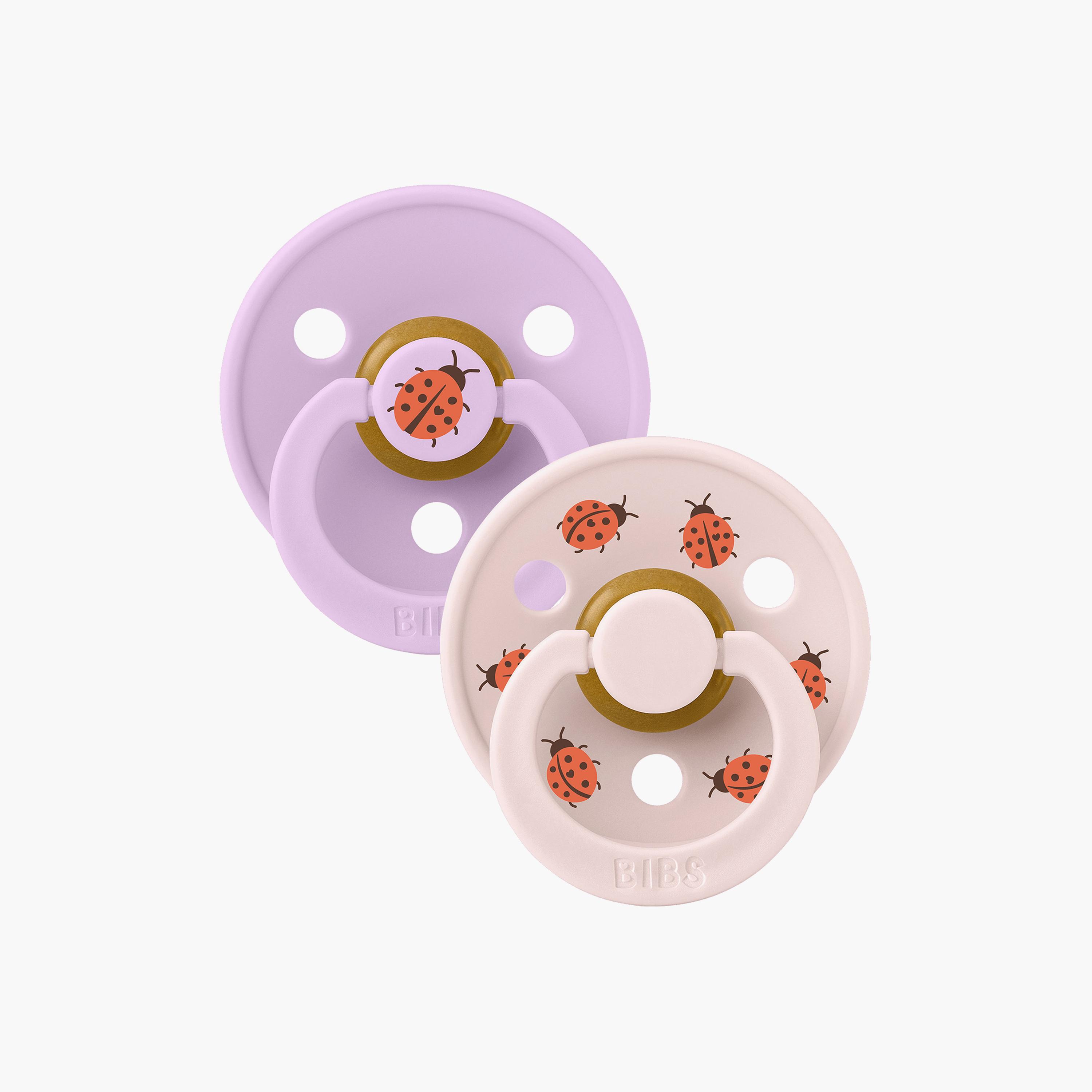 Bibs 2-Piece Studio Colour Ladybug Latex Pacifier Set - Size 2-baby-feeding-pacifiers-image-6