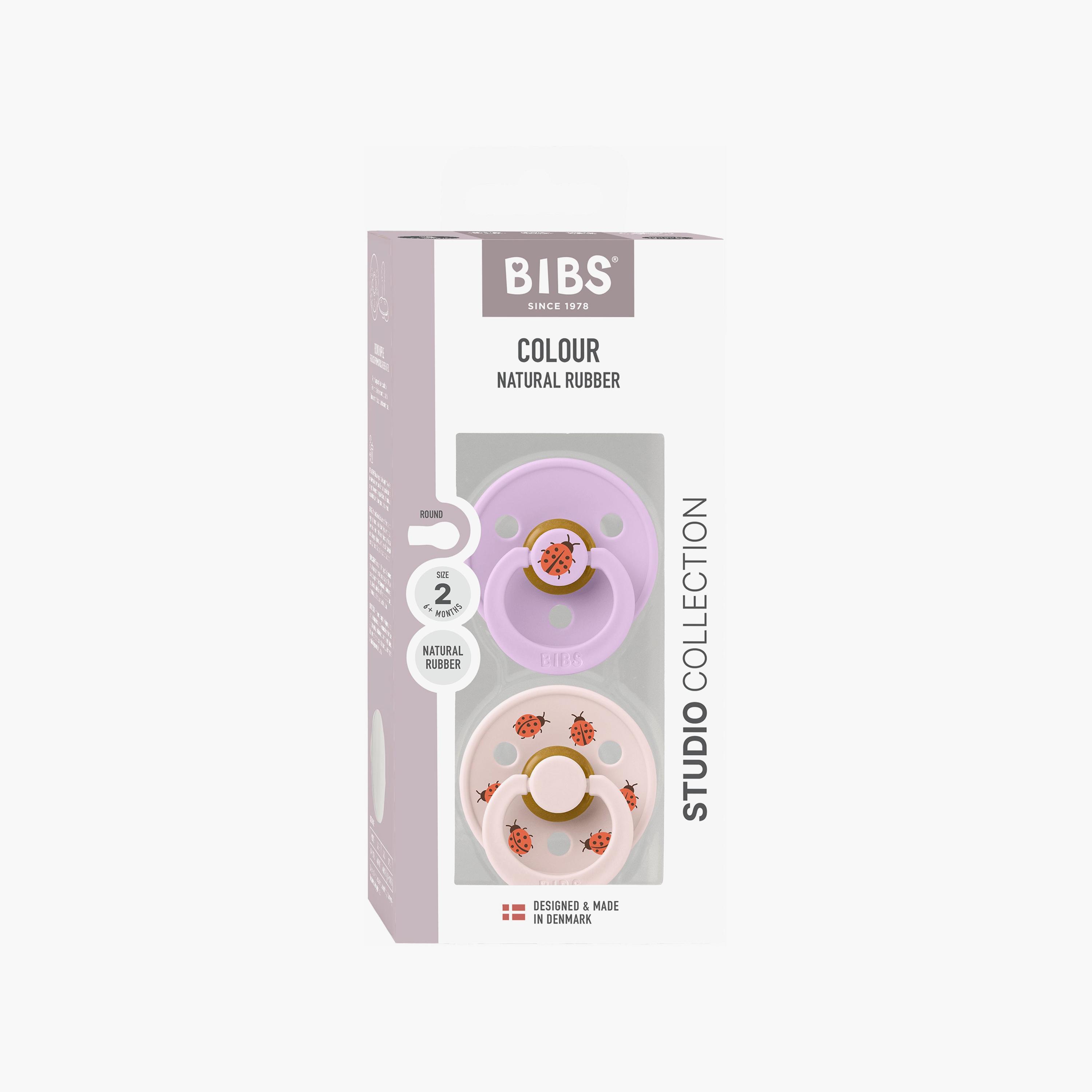 Bibs 2-Piece Studio Colour Ladybug Latex Pacifier Set - Size 2-baby-feeding-pacifiers-image-8