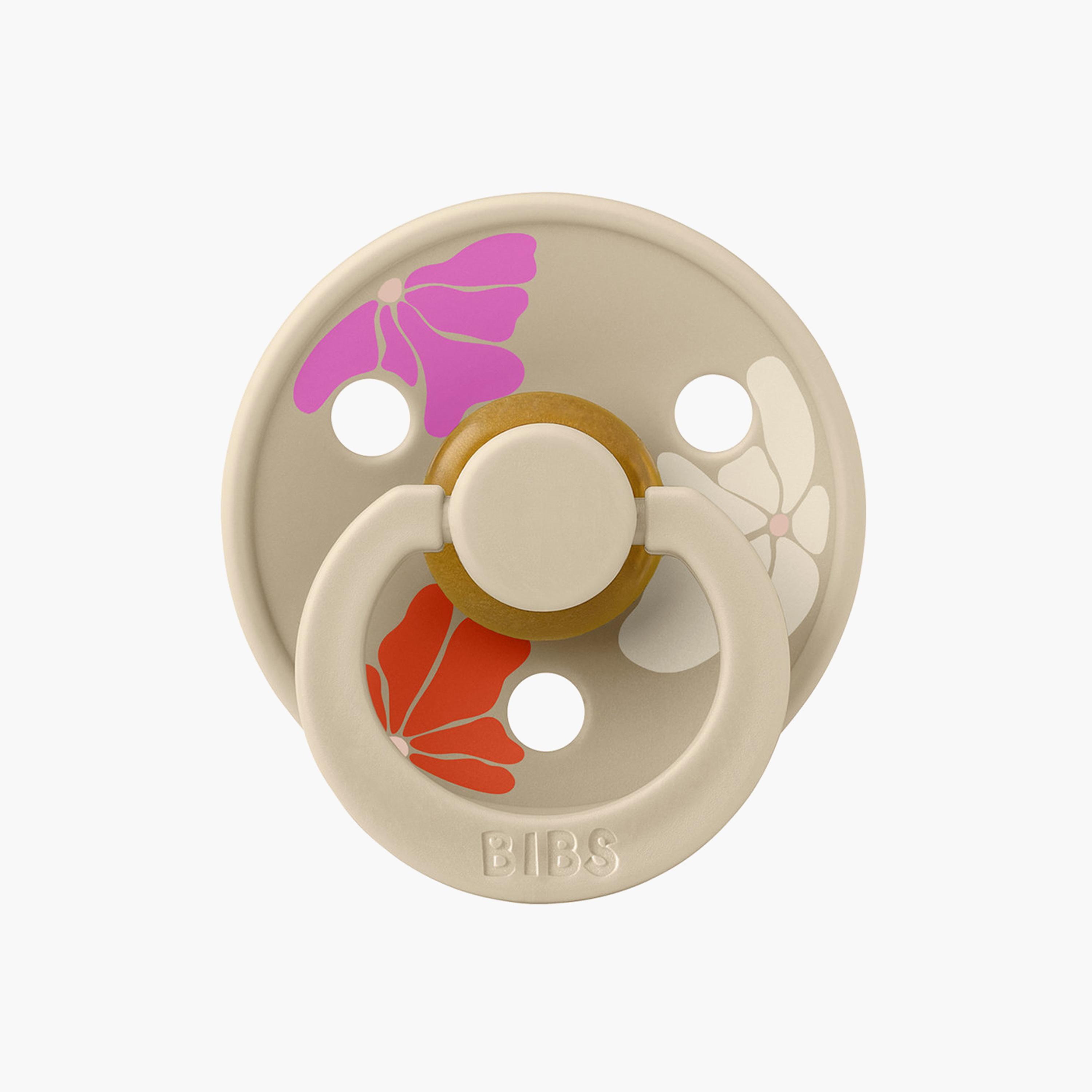 Bibs 2-Piece Studio Colour Morning Bloom Latex Pacifier Set - Size 1-baby-feeding-pacifiers-image-2