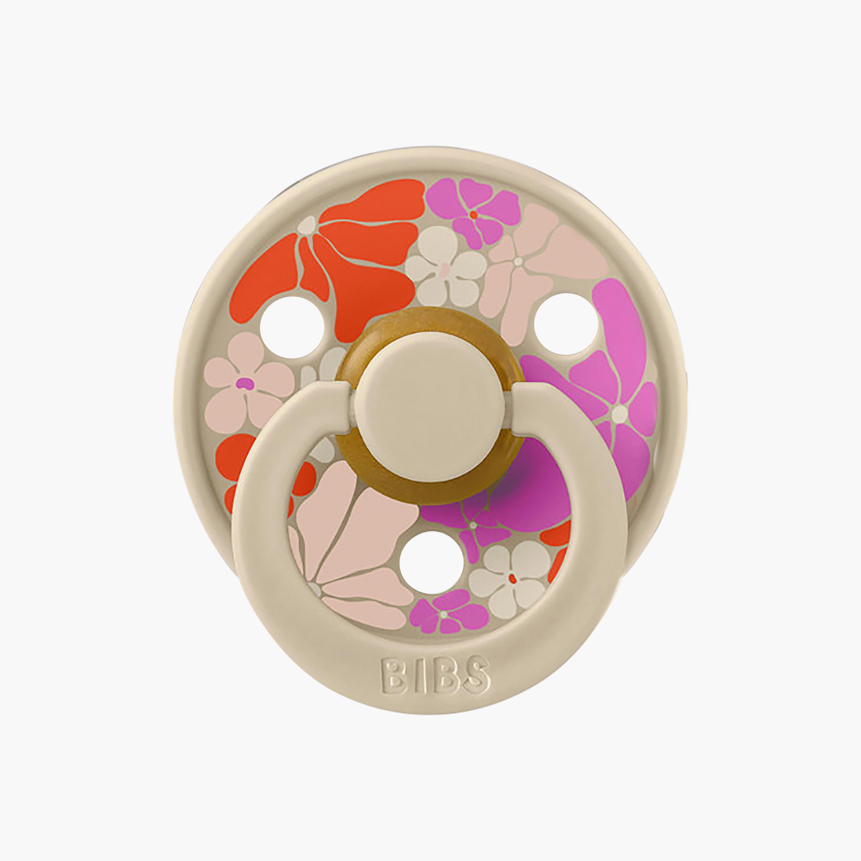 Bibs 2-Piece Studio Colour Morning Bloom Latex Pacifier Set - Size 1-baby-feeding-pacifiers-image-3