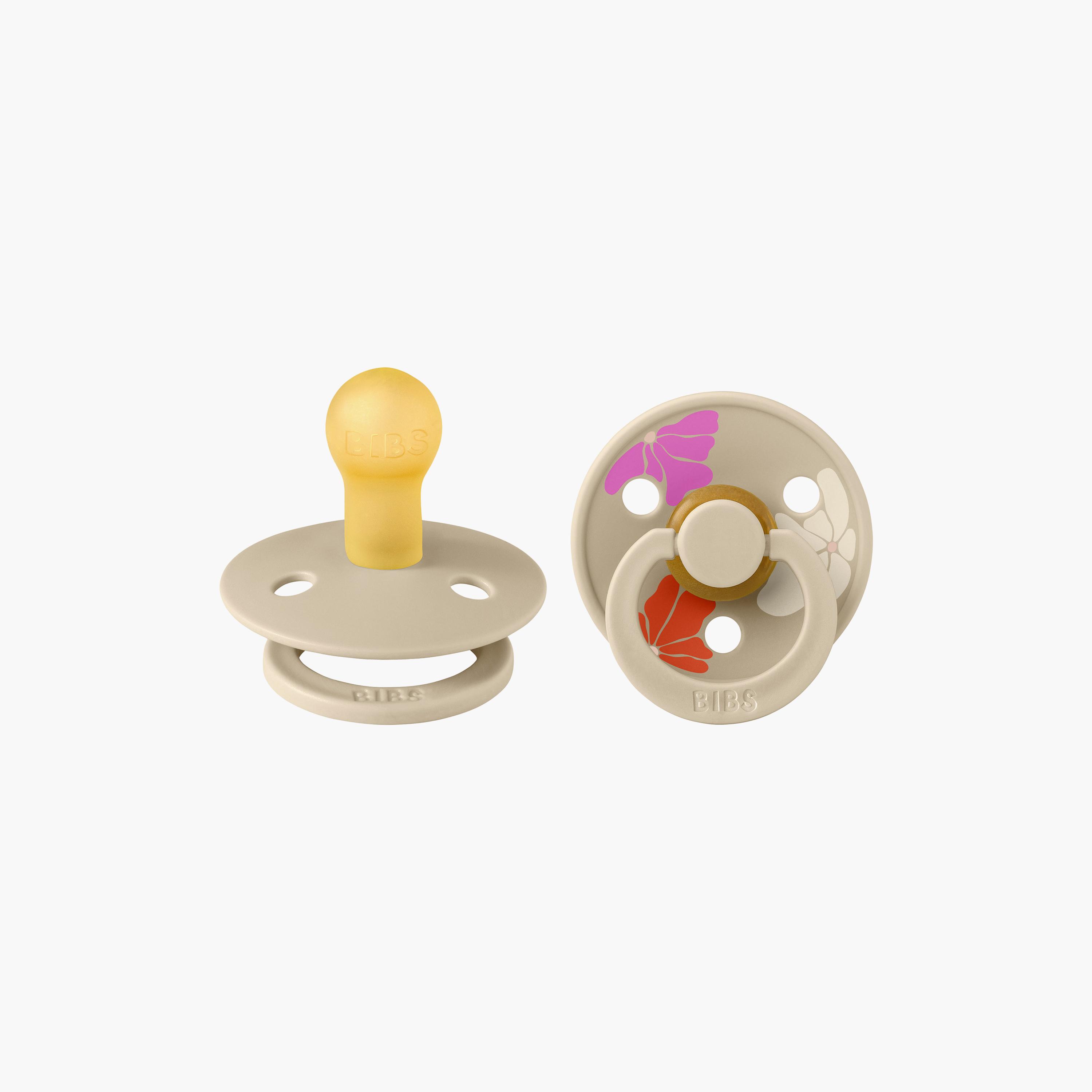 Bibs 2-Piece Studio Colour Morning Bloom Latex Pacifier Set - Size 1-baby-feeding-pacifiers-image-5