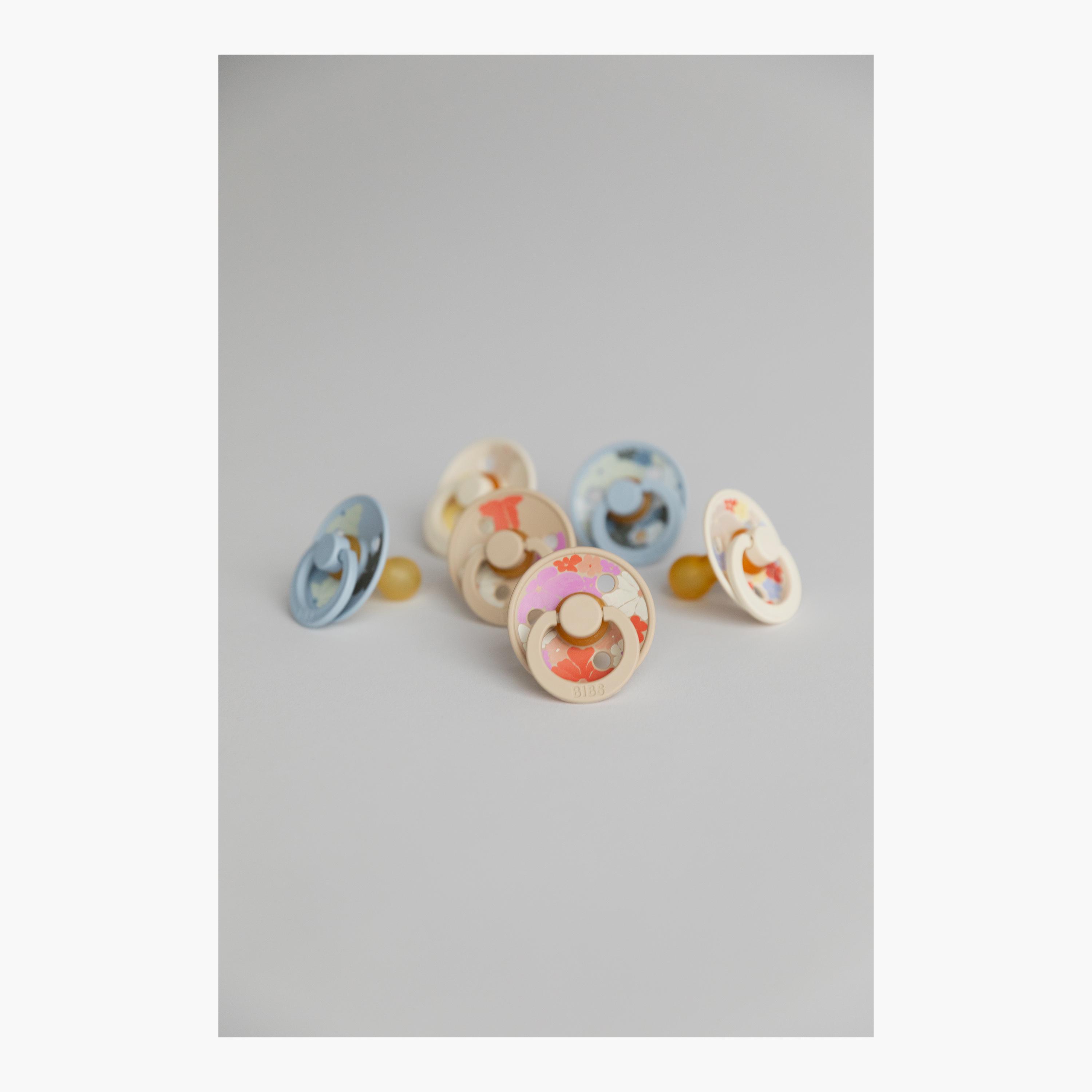 Bibs 2-Piece Studio Colour Morning Bloom Latex Pacifier Set - Size 1-baby-feeding-pacifiers-image-7