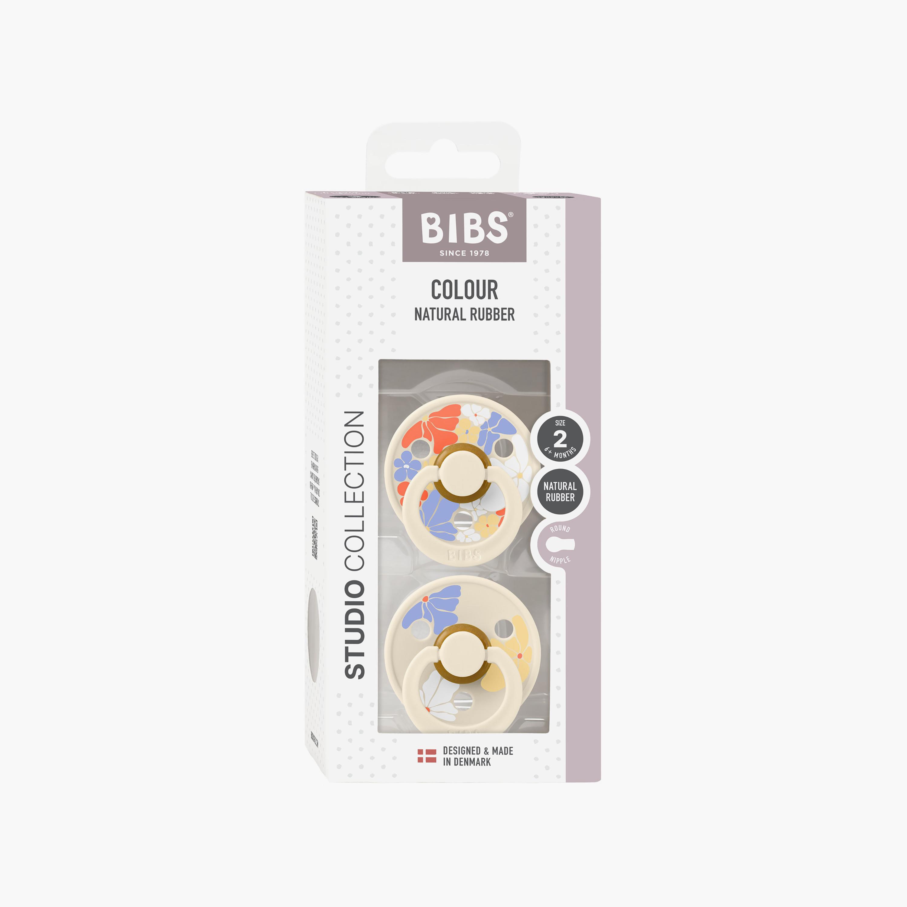 Bibs 2-Piece Studio Colour Morning Bloom Latex Pacifier Set - Size 2-baby-feeding-pacifiers-image-7