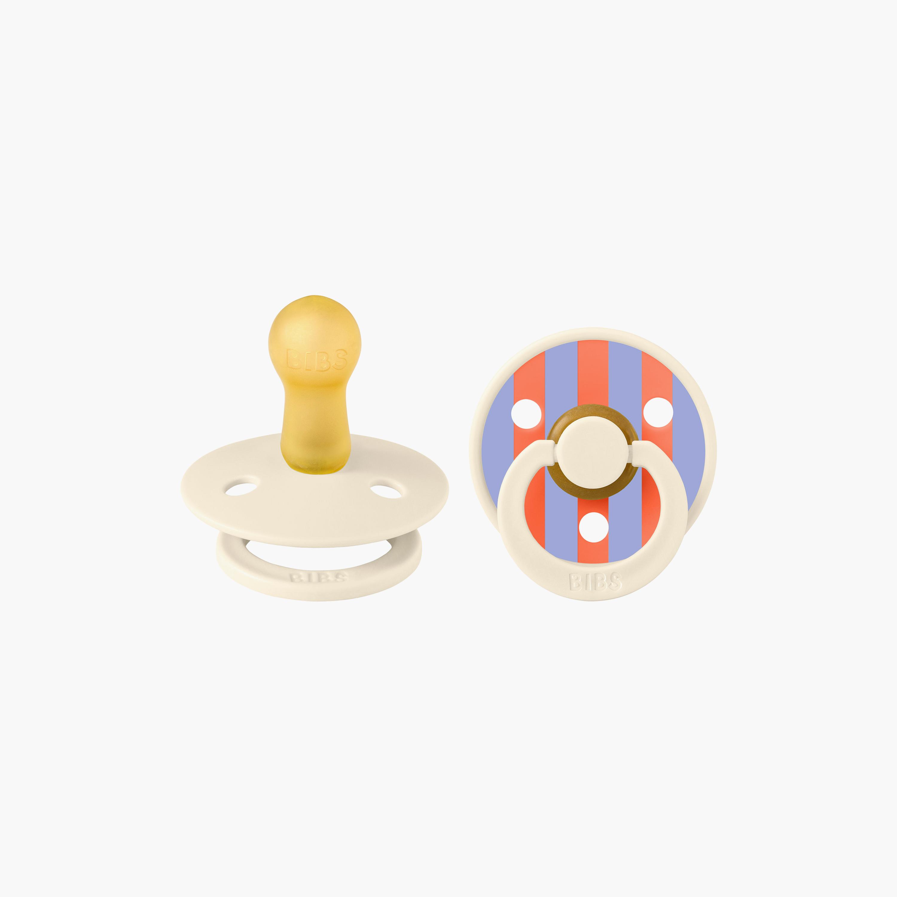 Bibs 2-Piece Studio Colour Pin Latex Pacifier Set - Size 2-baby-feeding-pacifiers-image-4