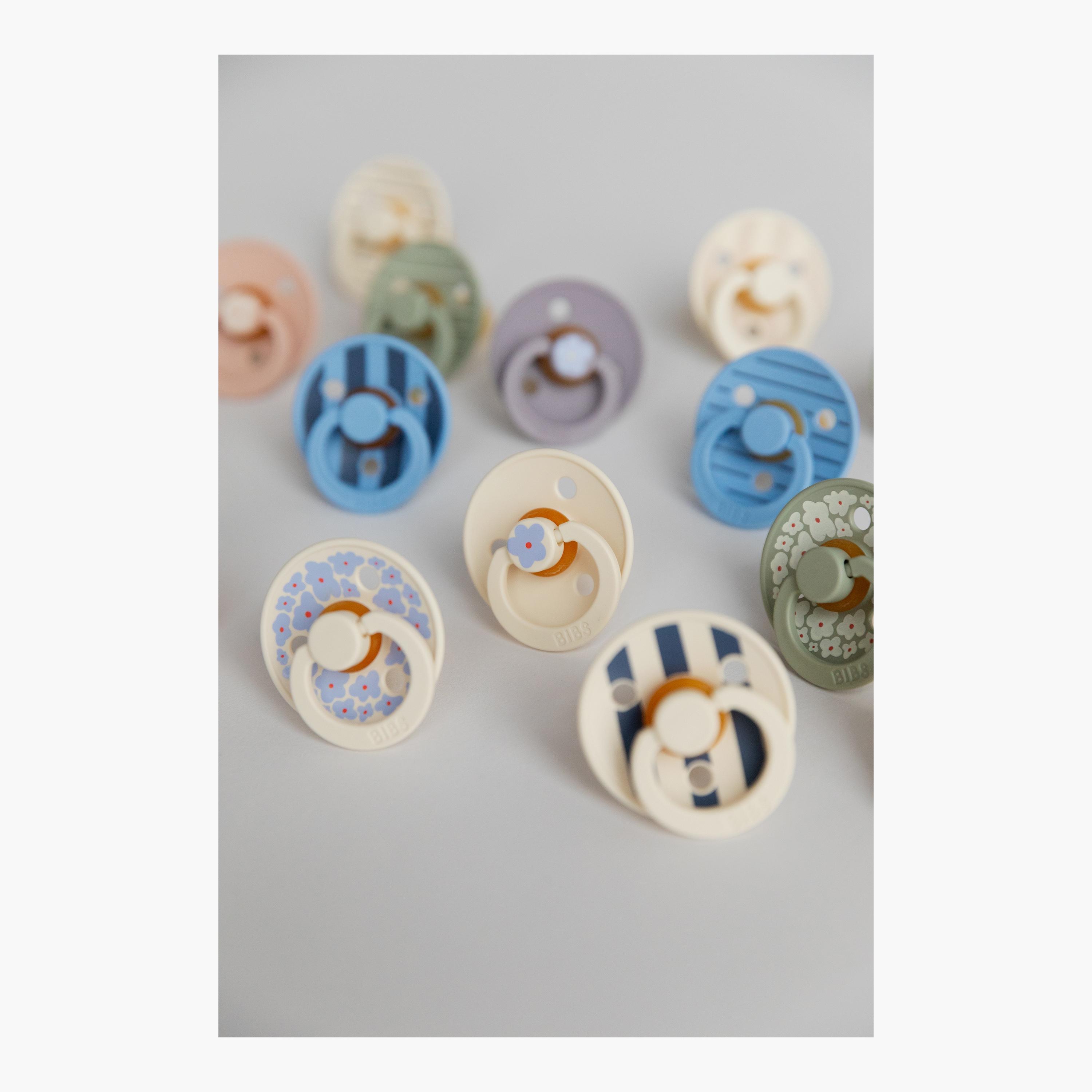 Bibs 2-Piece Studio Colour Pin Latex Pacifier Set - Size 2-baby-feeding-pacifiers-image-5