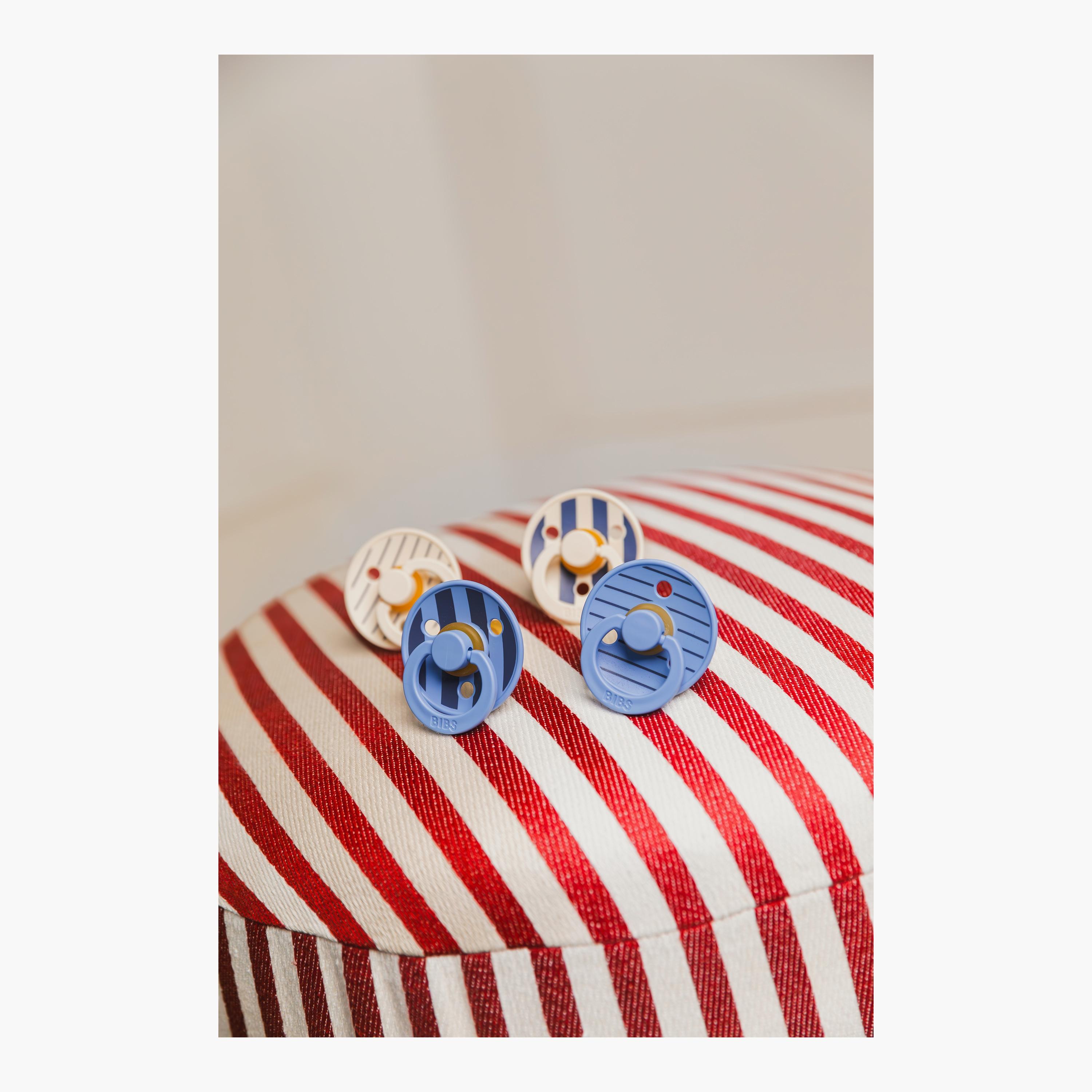 Bibs 2-Piece Studio Colour Pin Latex Pacifier Set - Size 2-baby-feeding-pacifiers-image-7