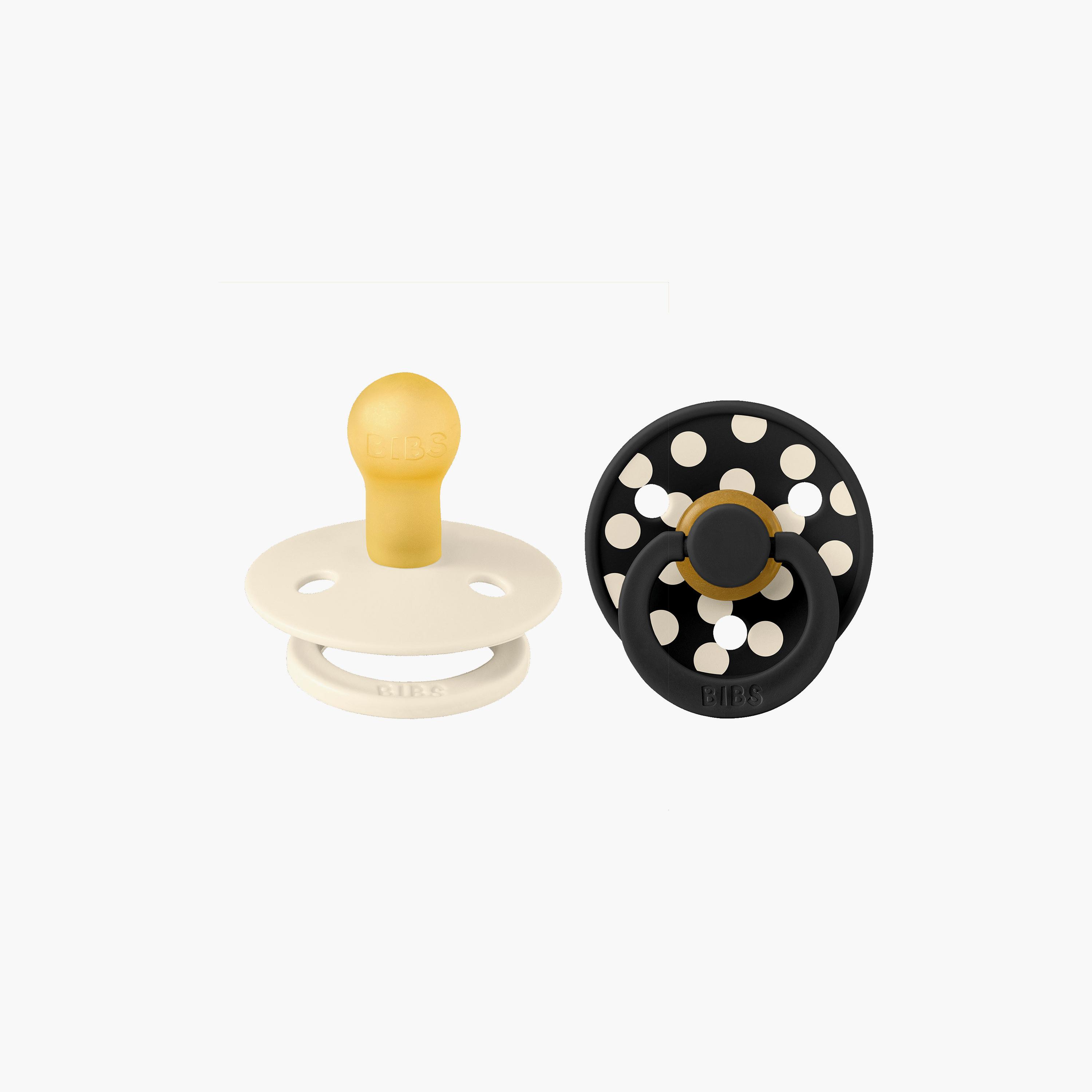 Bibs 2-Piece Studio Colour Polka Latex Pacifier Set - Size 1-baby-feeding-pacifiers-image-8