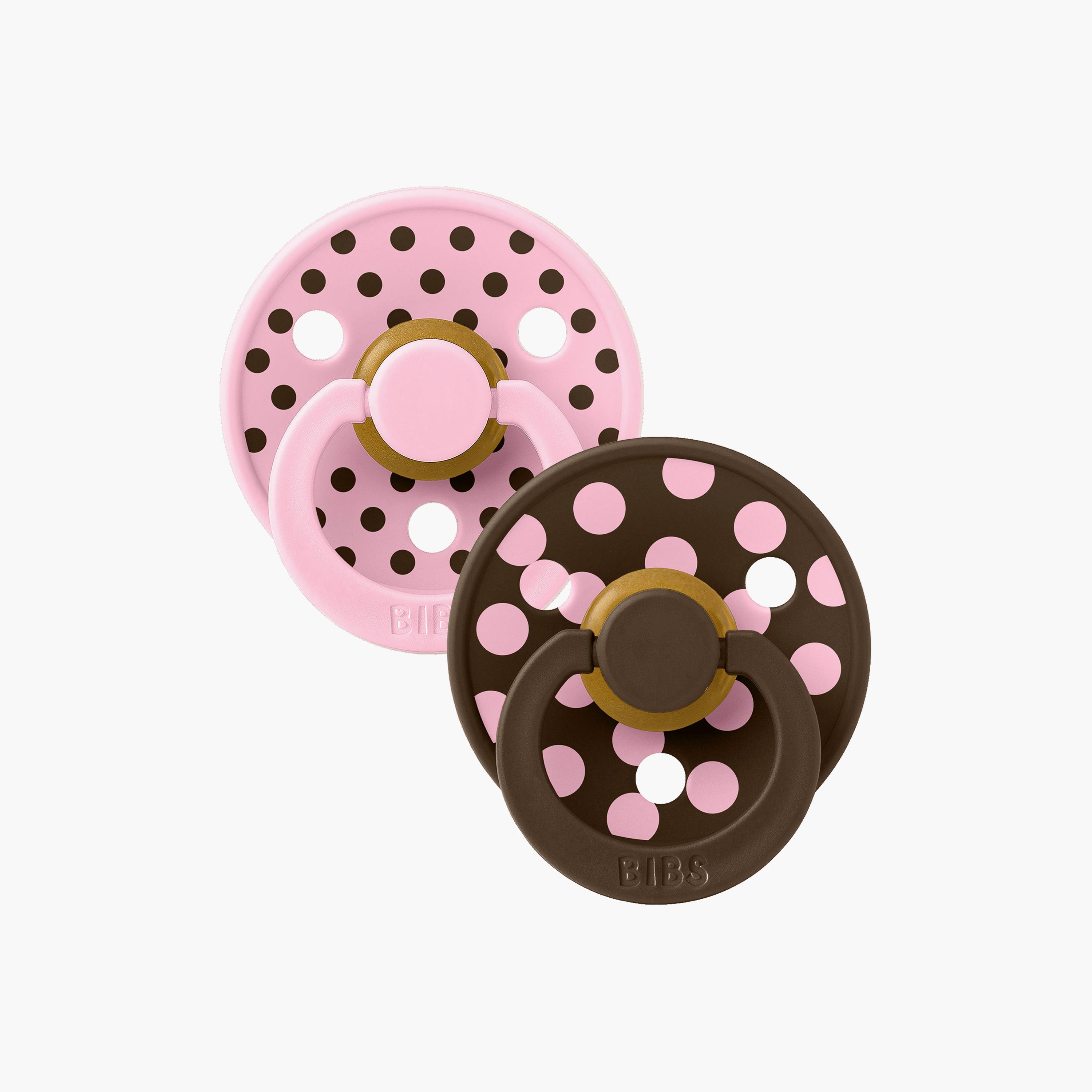 Bibs 2-Piece Studio Colour Polka Latex Pacifier Set - Size 2-baby-feeding-pacifiers-image-7