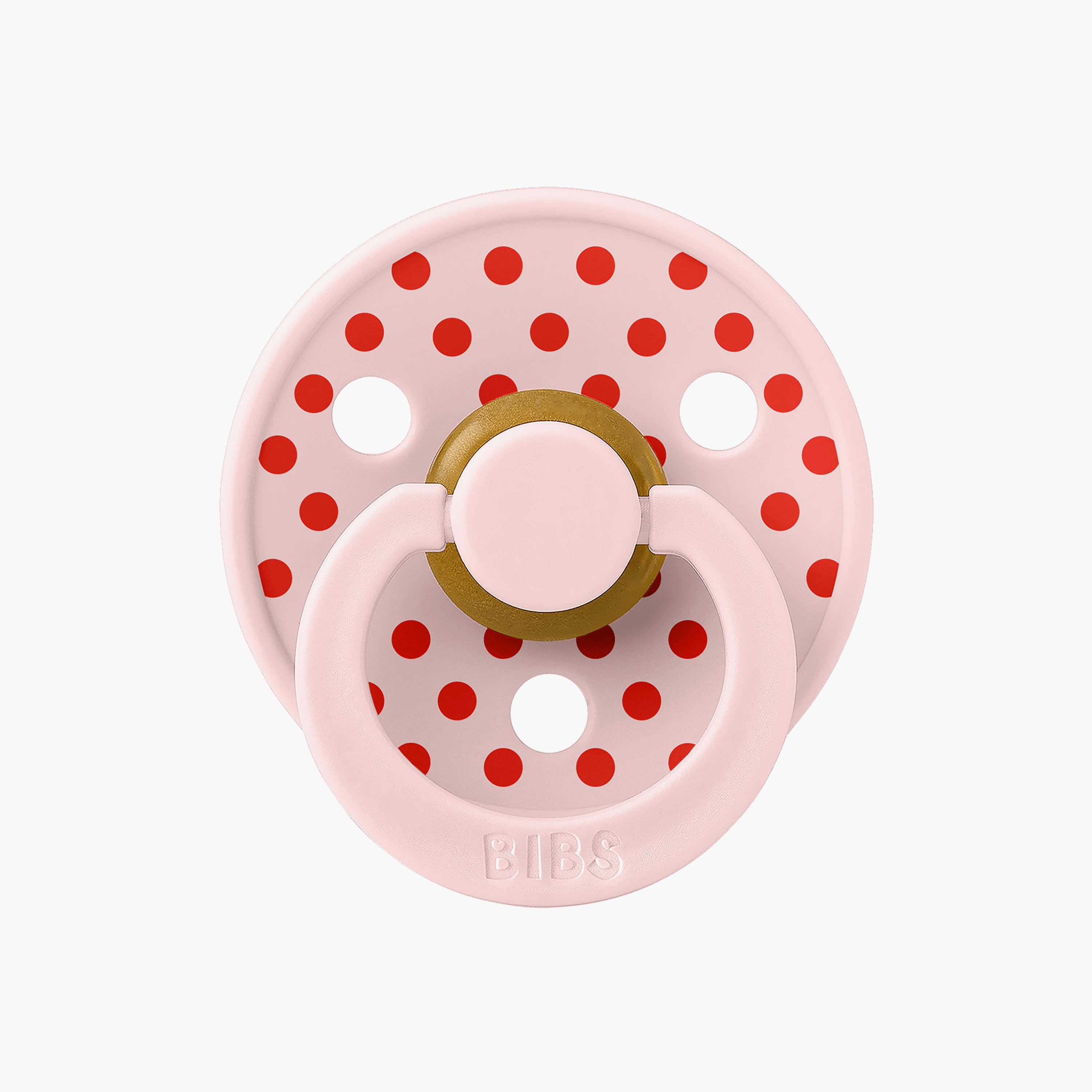 Bibs 2-Piece Studio Colour Polka Latex Pacifier Set - Size 2-baby-feeding-pacifiers-image-2