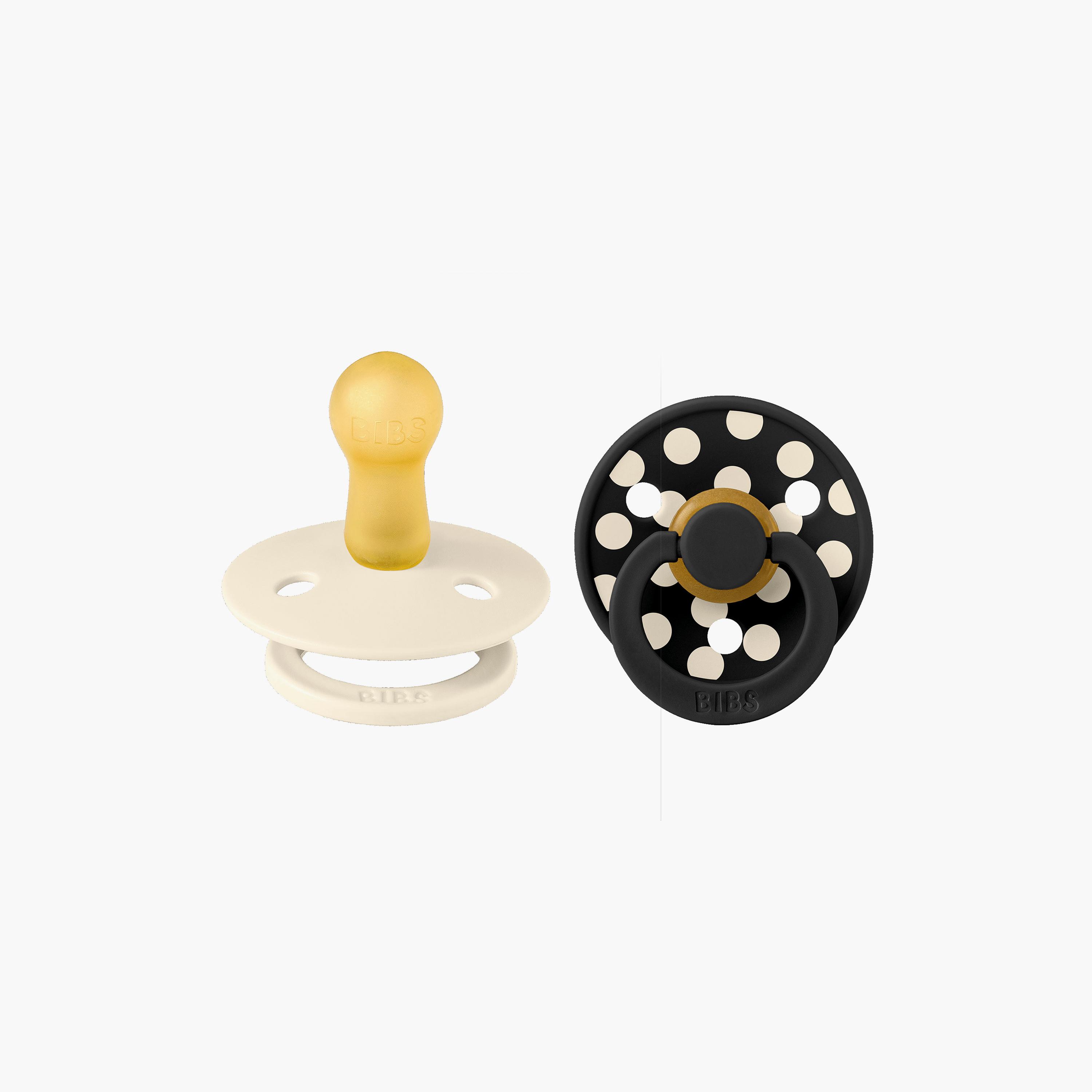 Bibs 2-Piece Studio Colour Polka Latex Pacifier Set - Size 2-baby-feeding-pacifiers-image-8