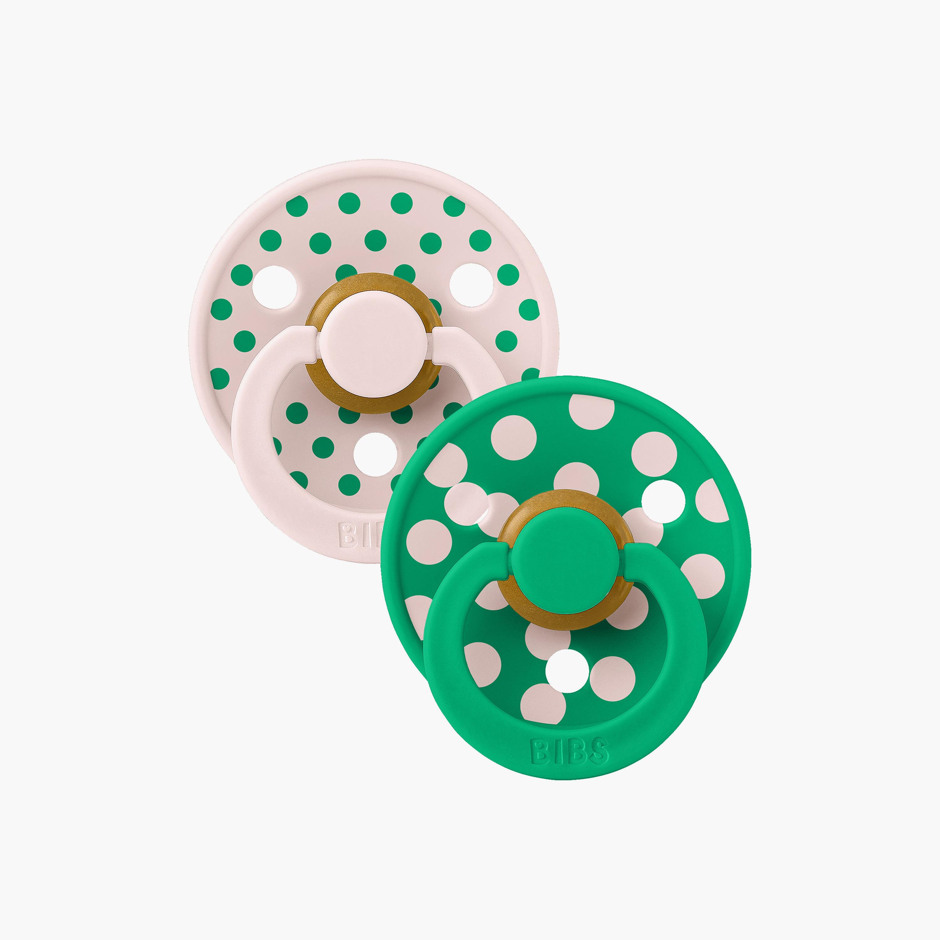 Bibs 2-Piece Studio Colour Polka Latex Pacifier Set - Size 2-baby-feeding-pacifiers-image-8