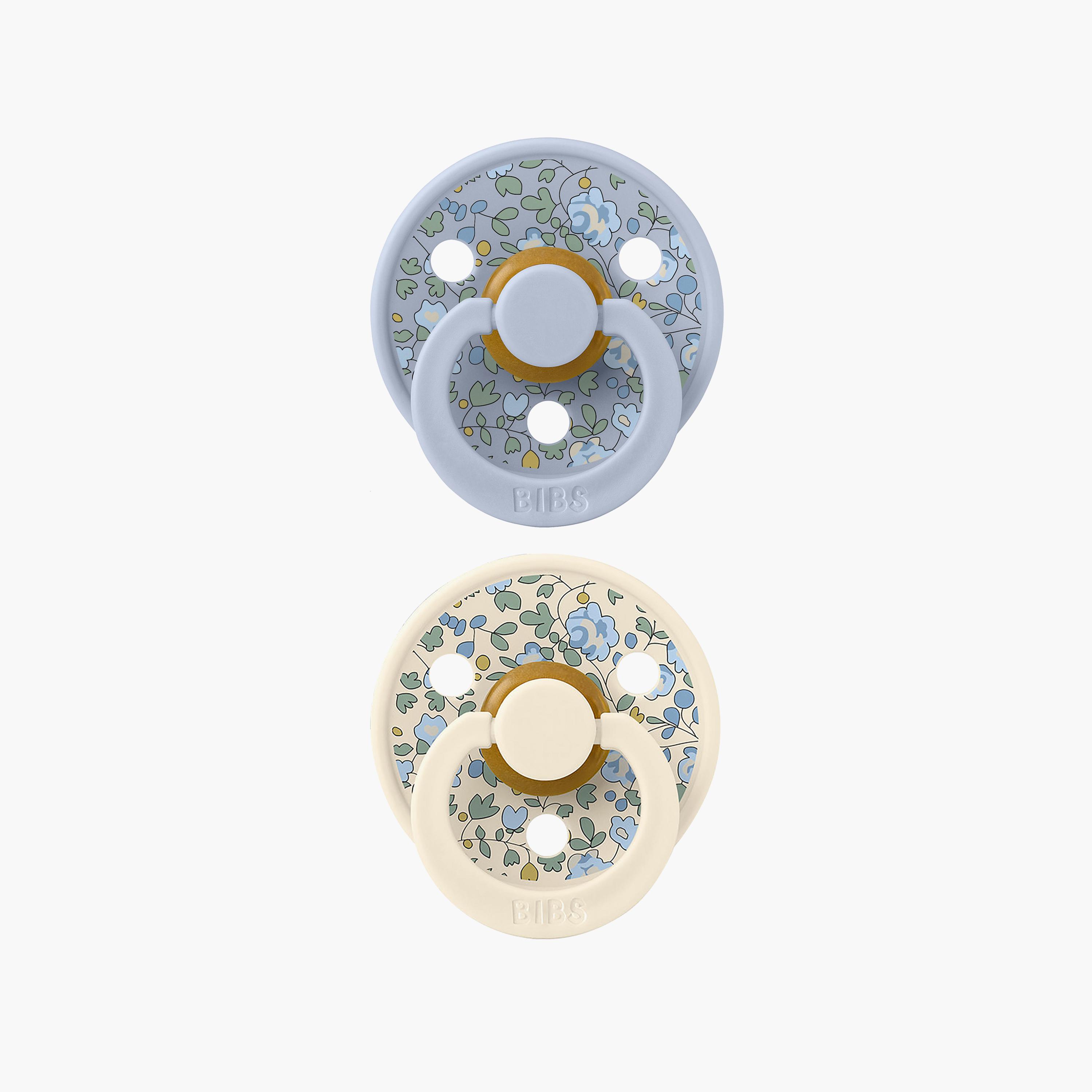 Bibs 2-Piece Liberty Colour Eloise Latex Pacifier Set - Size 2-baby-feeding-pacifiers-image-1