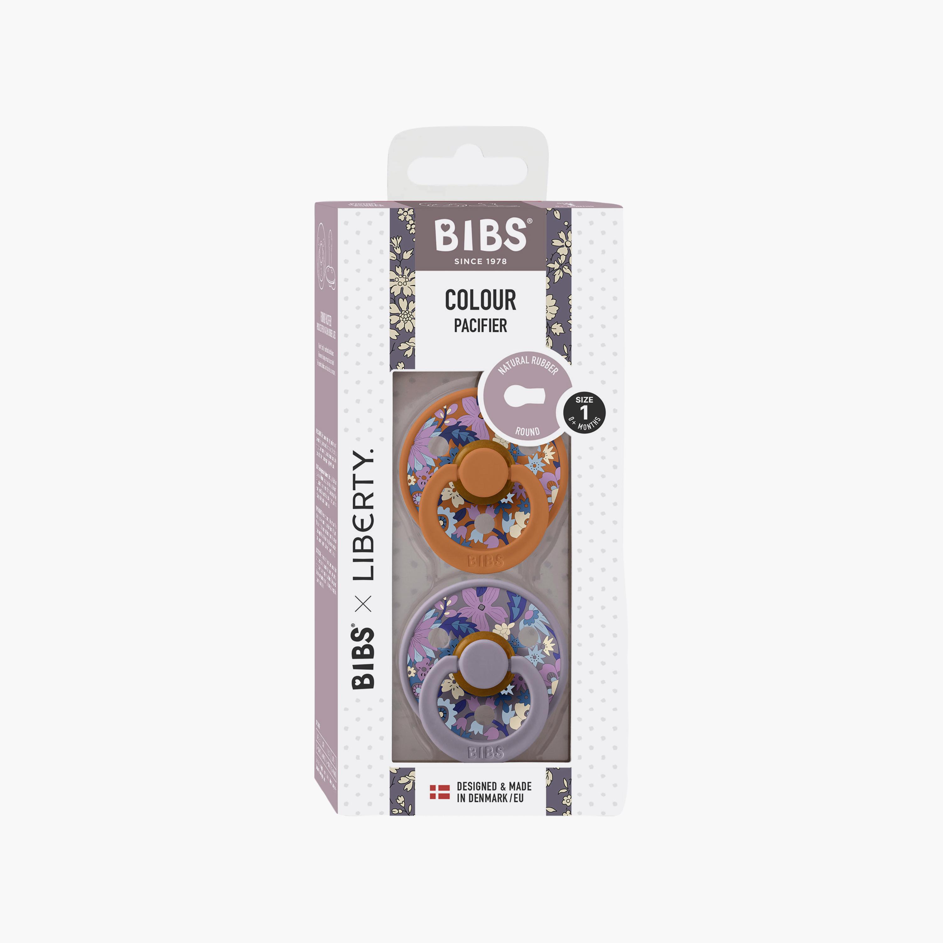 Bibs 2-Piece Liberty Colour June Blossom Latex Pacifier Set - Size 1-baby-feeding-pacifiers-image-8