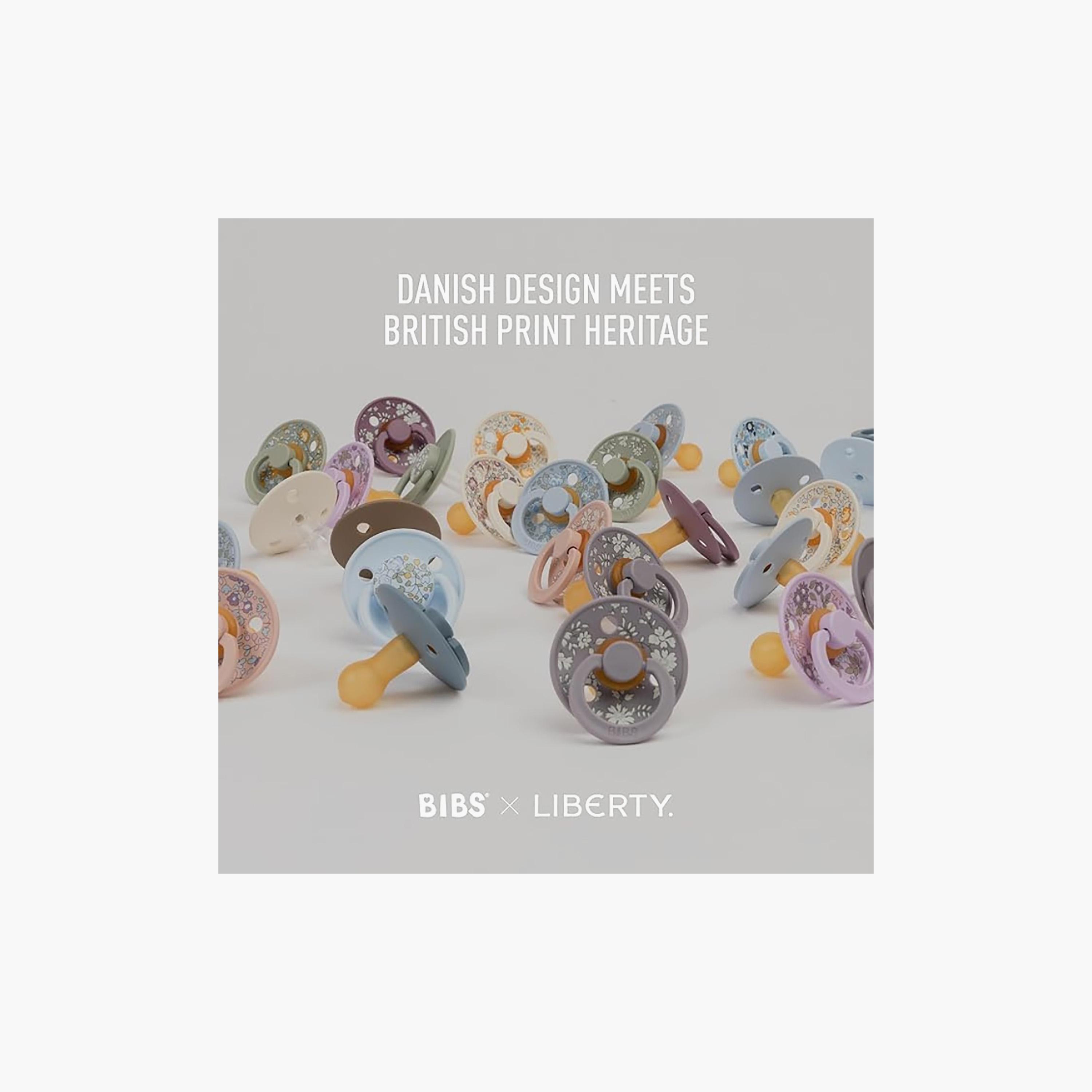 Bibs 2-Piece Liberty Colour June Blossom Latex Pacifier Set - Size 1-baby-feeding-pacifiers-image-2