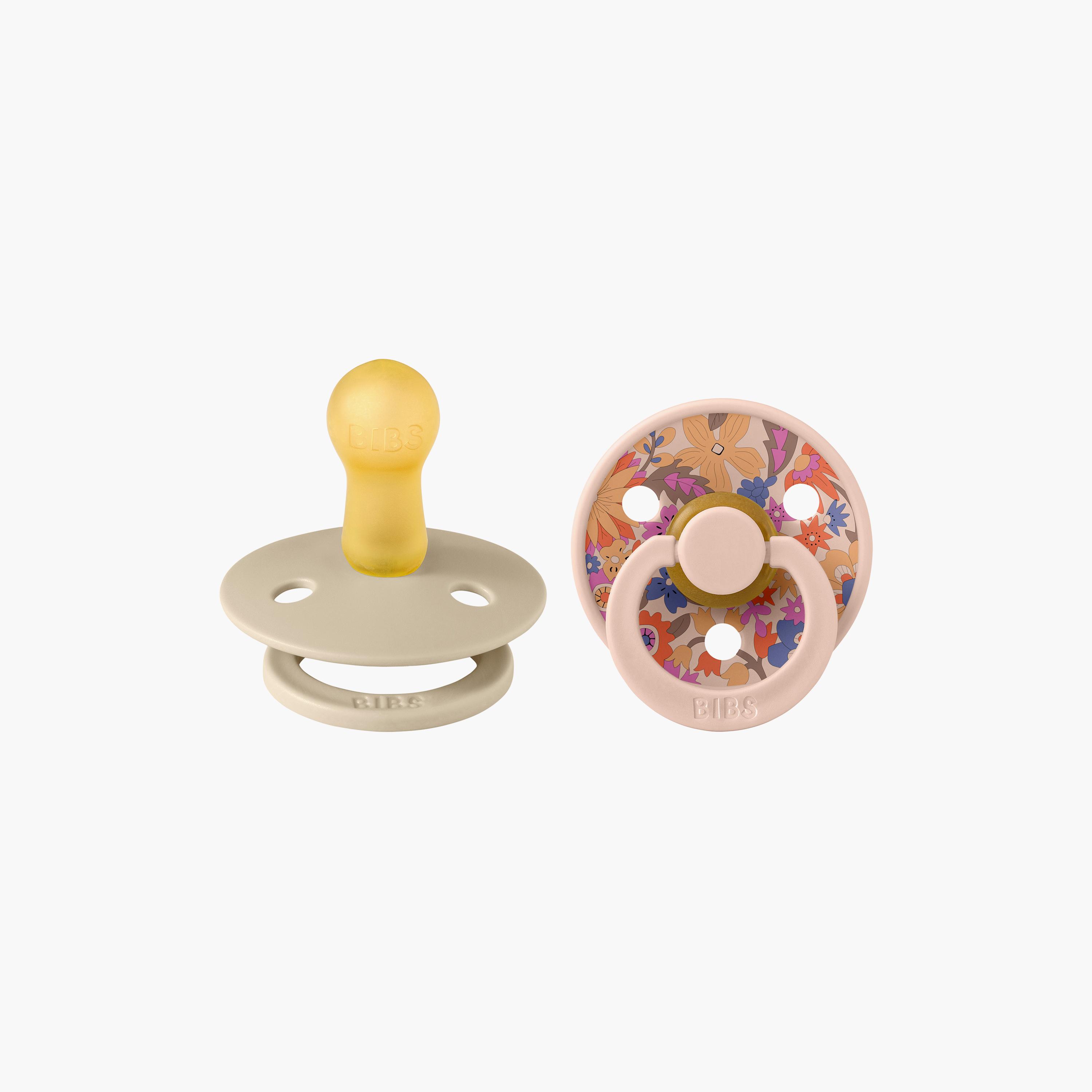 Bibs 2-Piece Round Liberty Colour June Blossom Latex Pacifier Set - Size 2-baby-feeding-pacifiers-image-5