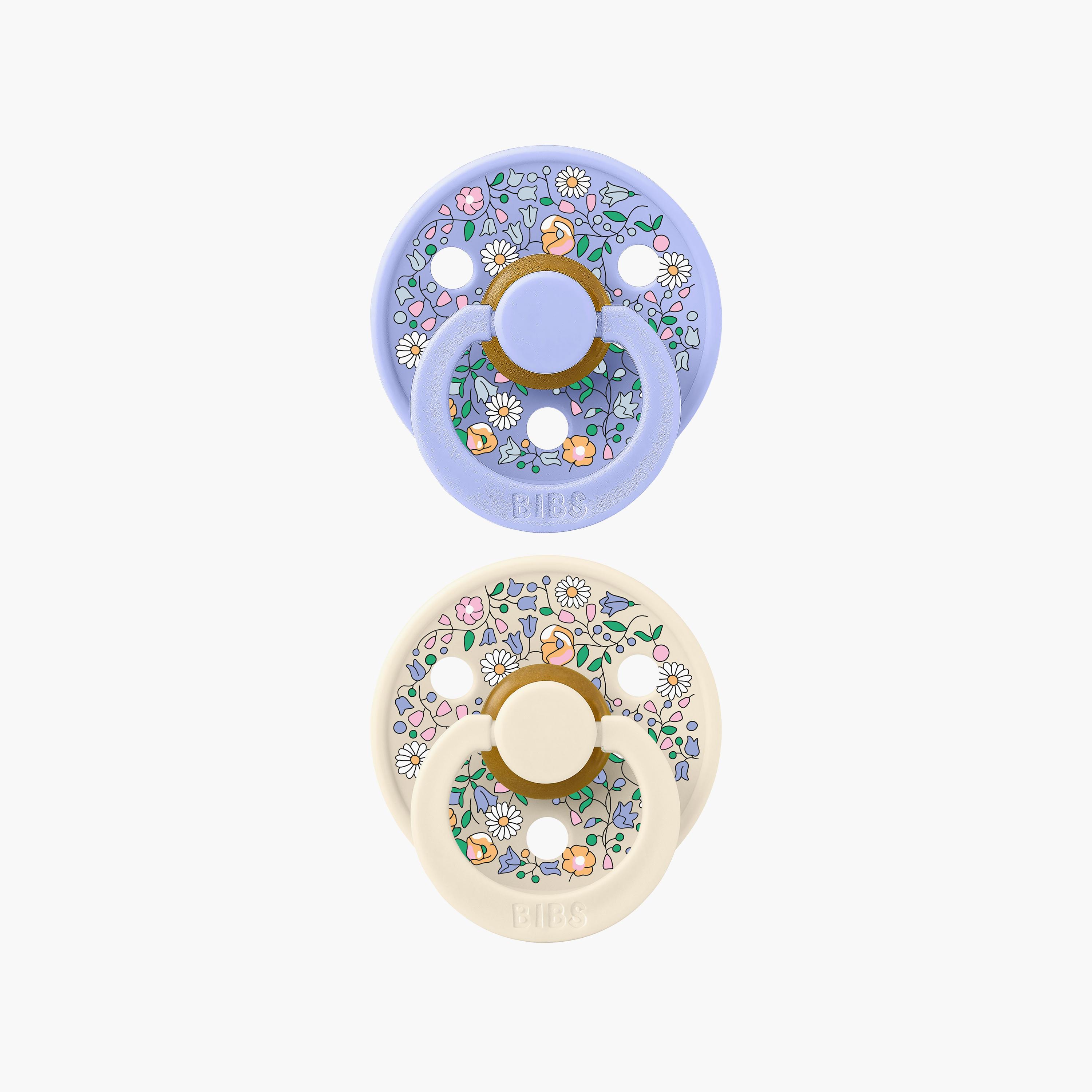Bibs 2-Piece Liberty Colour Chloe Meadow Latex Pacifier Set - Size 2-baby-feeding-pacifiers-image-1