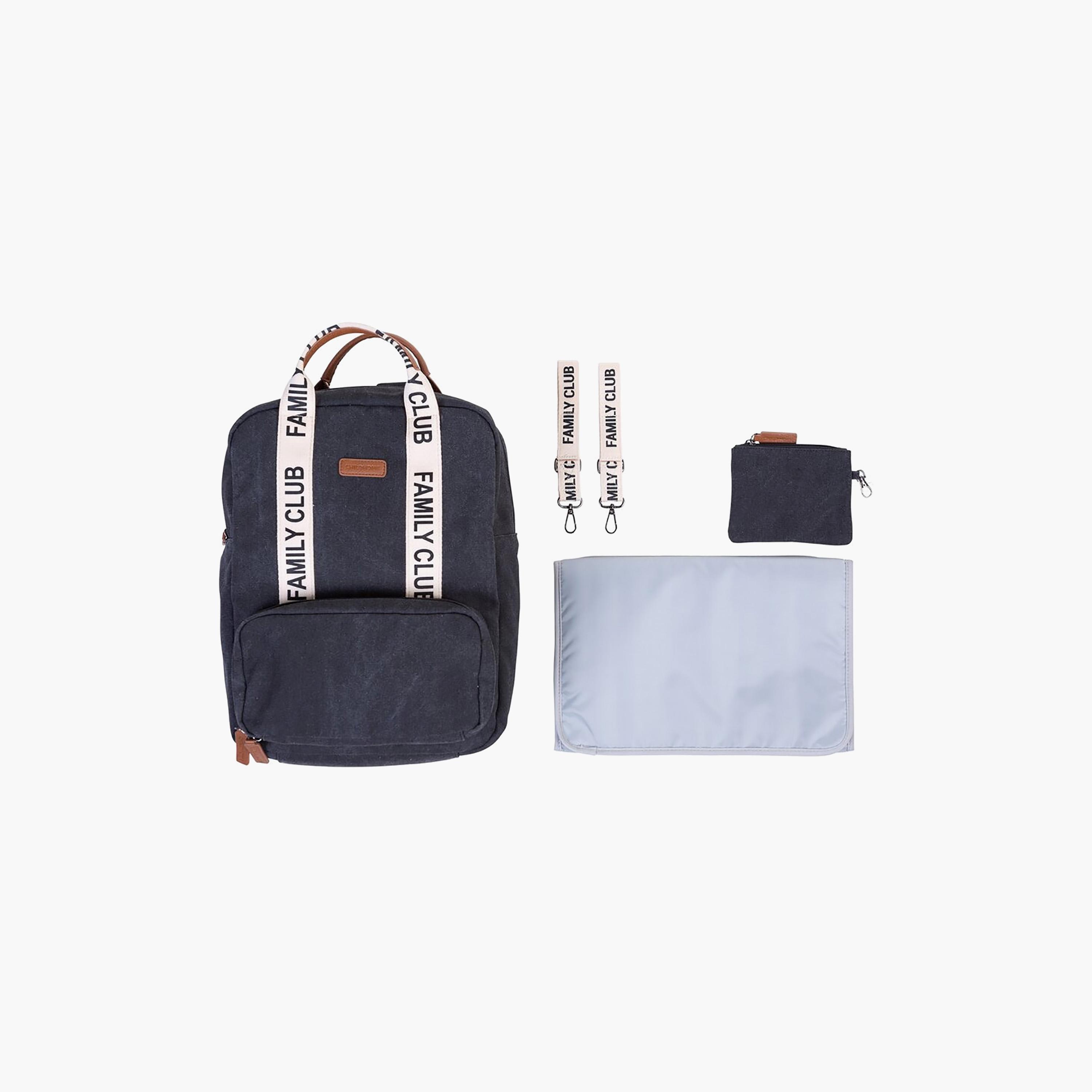 حقيبة ظهر للحفاضات قماشية (فاميلي كلوب سيجنتشر) من تشايلد هوم-baby-gear-diaperbags-image-1