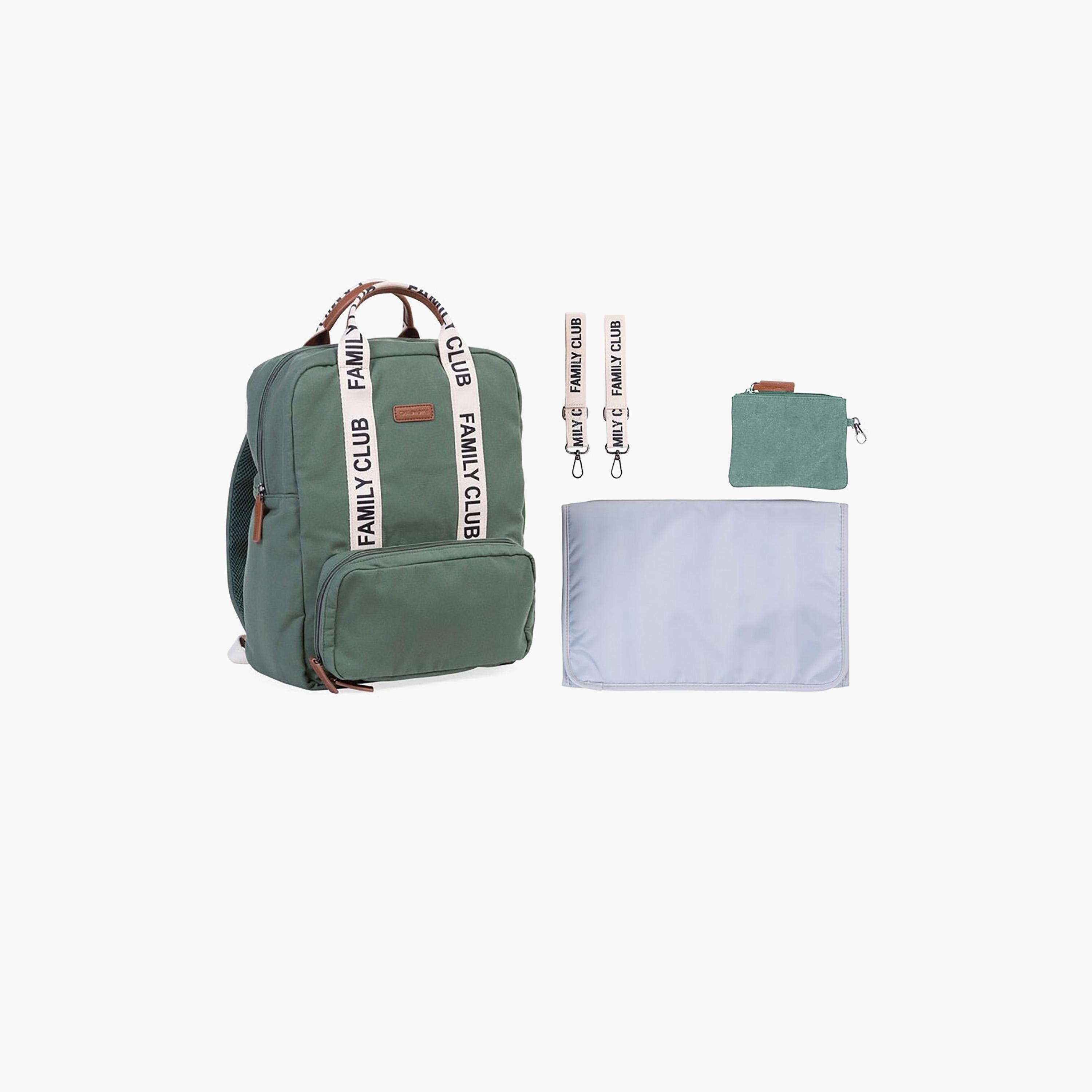 حقيبة ظهر للحفاضات قماشية (فاميلي كلوب سيجنتشر) من تشايلد هوم-baby-gear-diaperbags-image-1