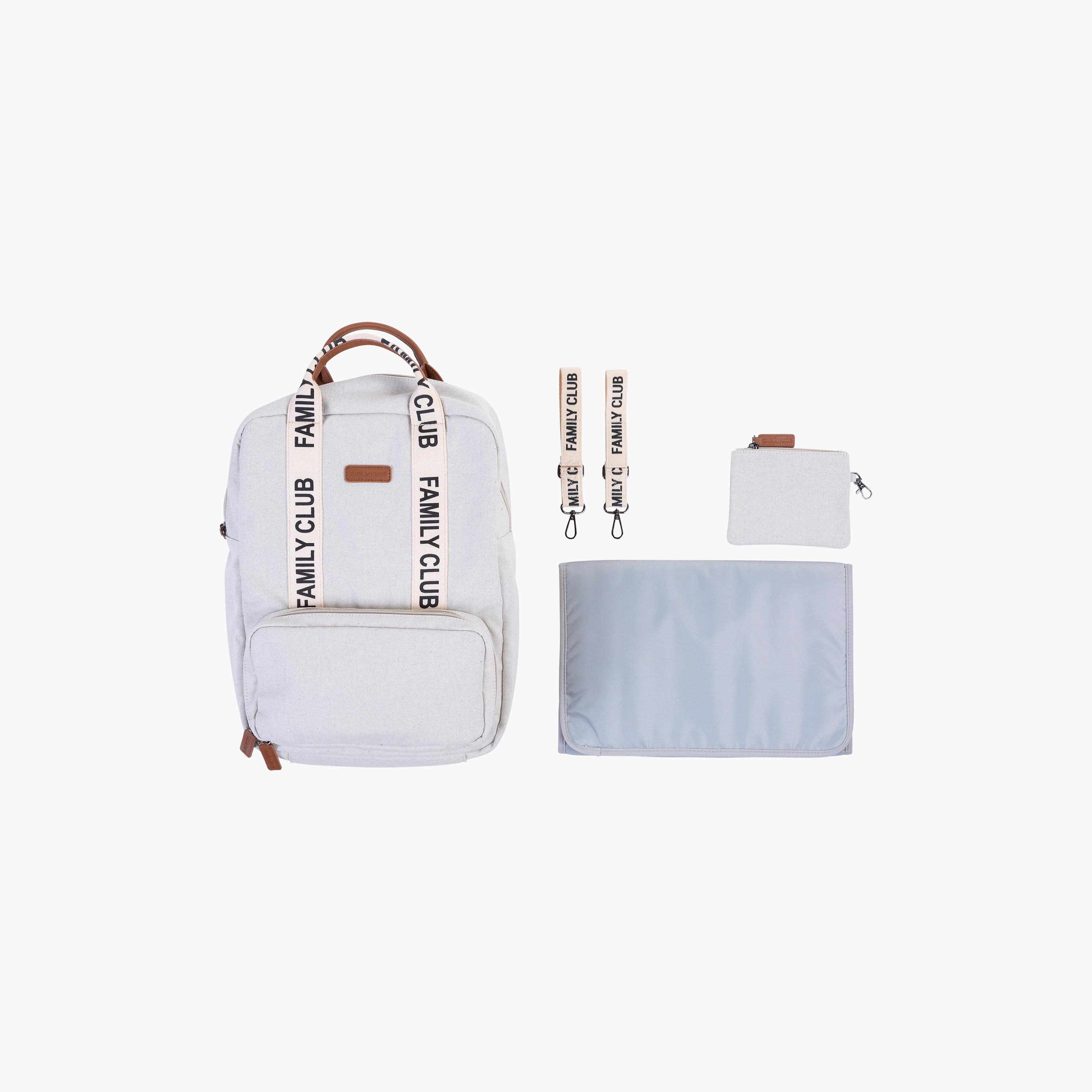 حقيبة ظهر للحفاضات قماشية (فاميلي كلوب سيجنتشر) من تشايلد هوم-baby-gear-diaperbags-image-1