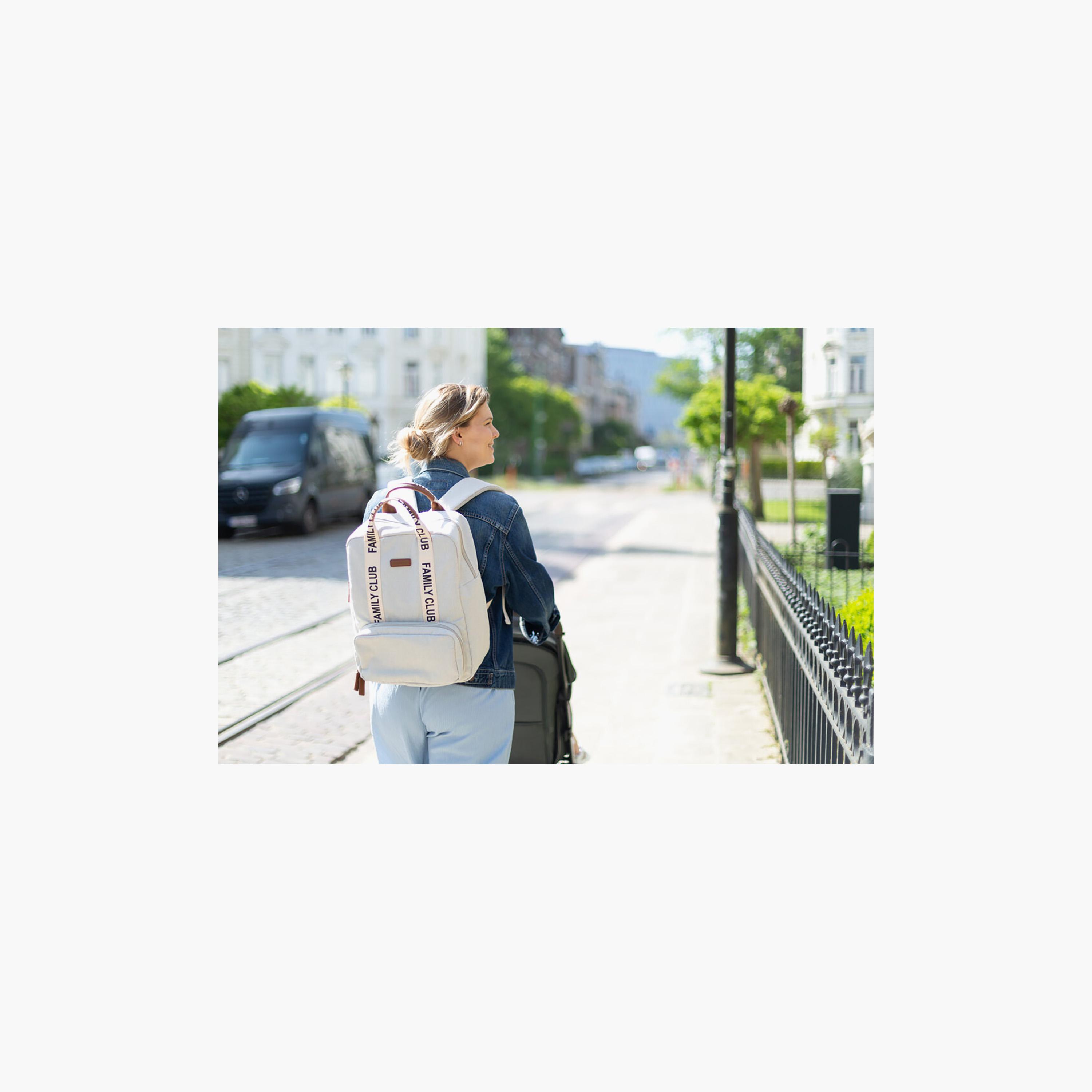 حقيبة ظهر للحفاضات قماشية (فاميلي كلوب سيجنتشر) من تشايلد هوم-baby-gear-diaperbags-image-8