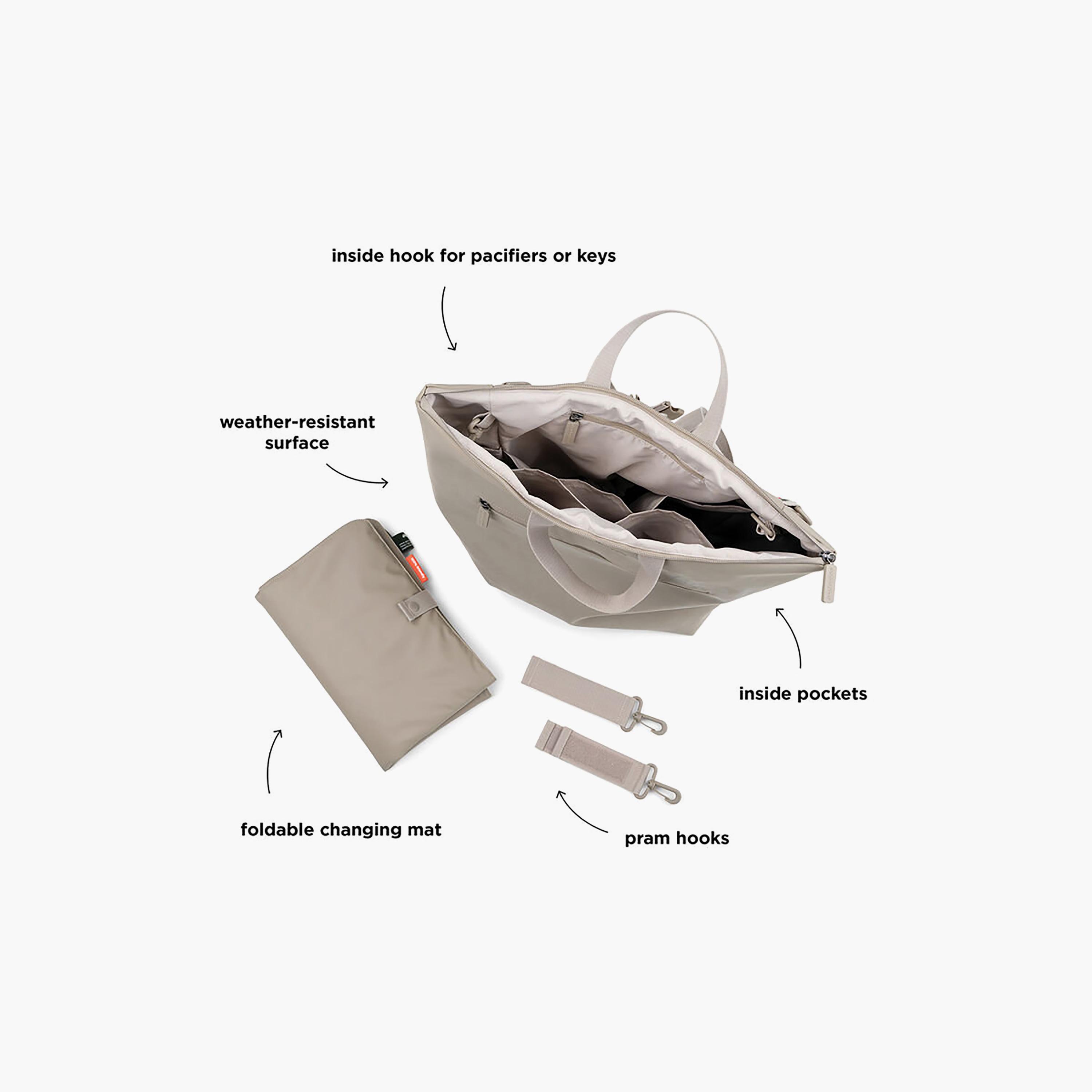 Done By Deer Quilted Changing Diaper Backpack with Changing Mat & Pram Hooks-baby-gear-diaperbags-image-9