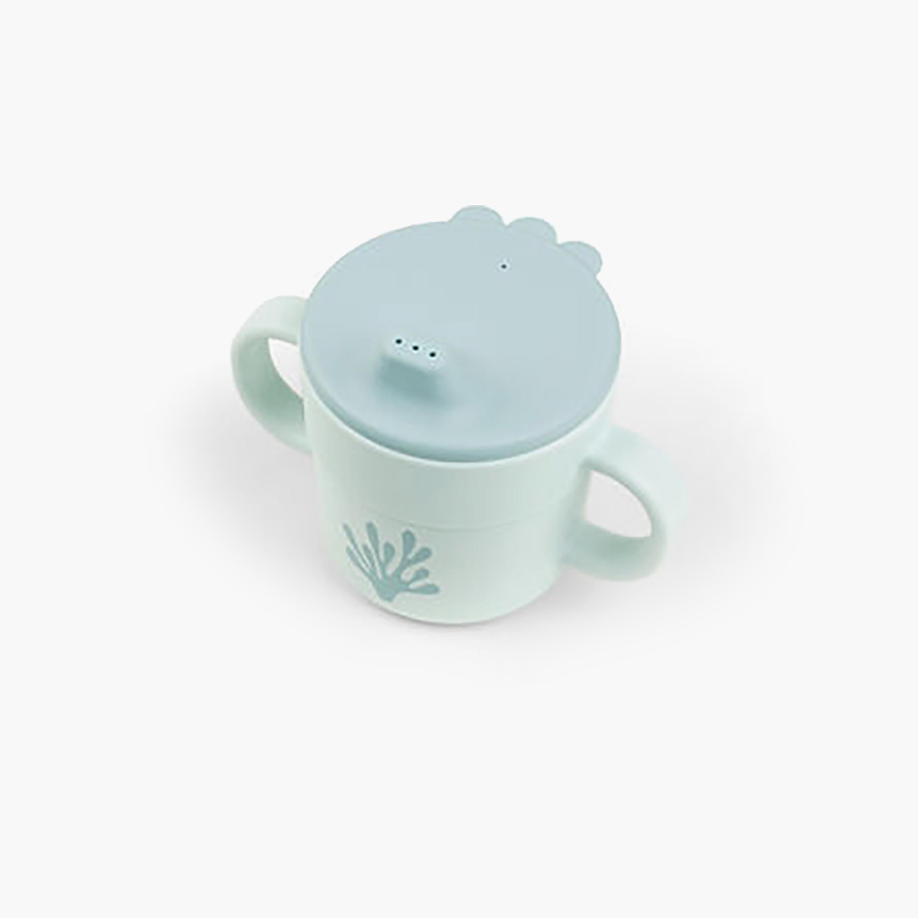 طقم عشاء للأطفال "فودي" بتصميم الحوت والي لون أزرق من دون باي دير-baby-feeding-mealtimeessentials-image-4
