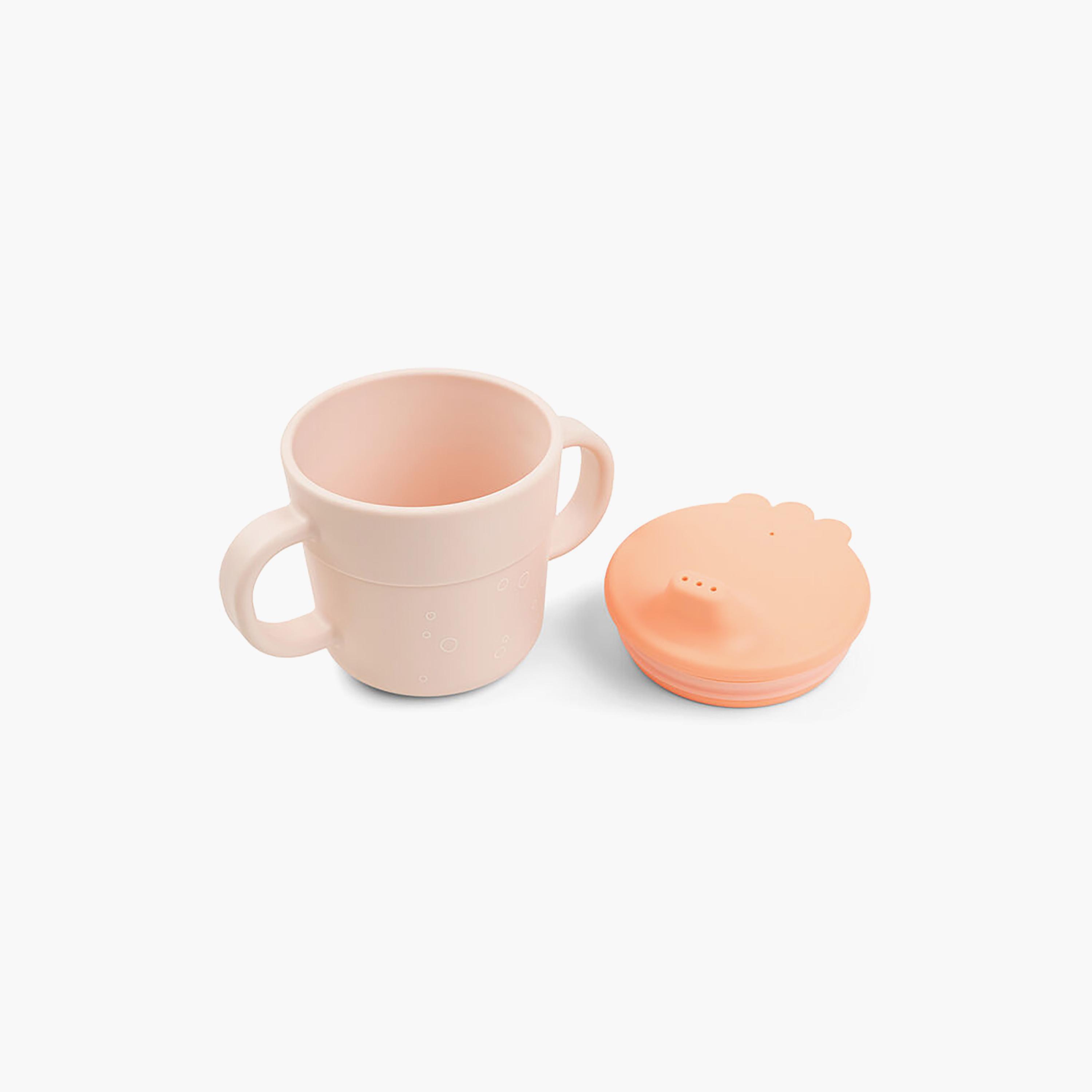 طقم عشاء للأطفال "فودي" بتصميم الحوت والي لون بودرة وردي من دون باي دير-baby-feeding-mealtimeessentials-image-5