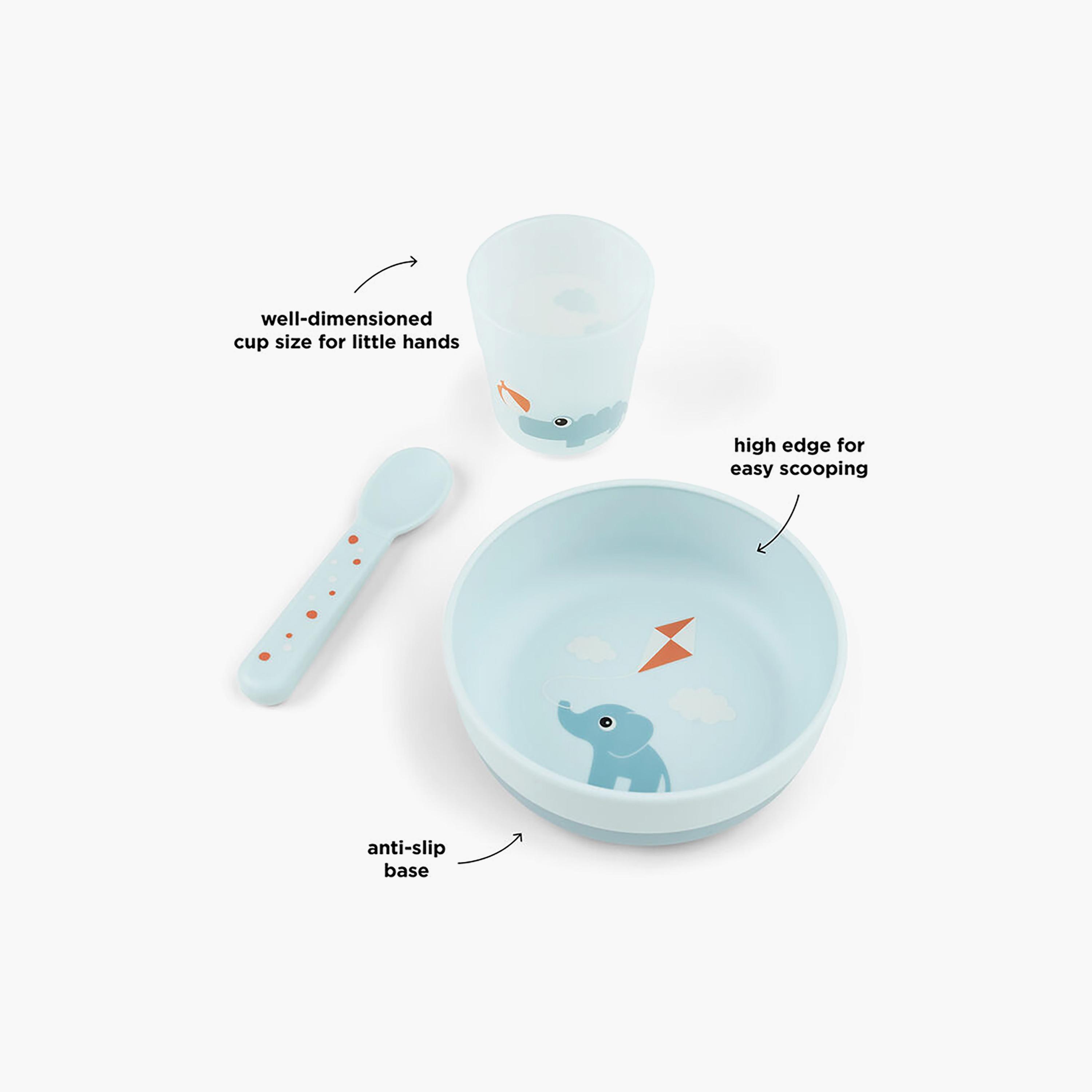 طقم الوجبة الأولى للأطفال "فودي" بتصميم ساحة الألعاب لون أزرق من دون باي دير-baby-feeding-mealtimeessentials-image-10