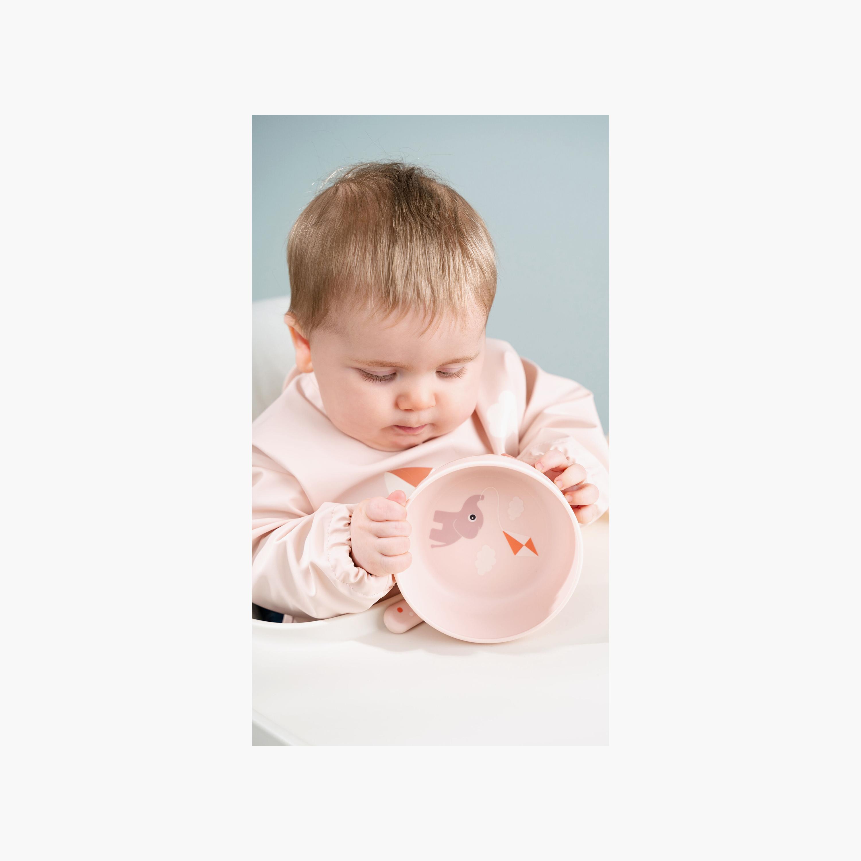 طقم الوجبة الأولى للأطفال "فودي" بتصميم ساحة الألعاب لون بودرة وردي من دون باي دير-baby-feeding-mealtimeessentials-image-7