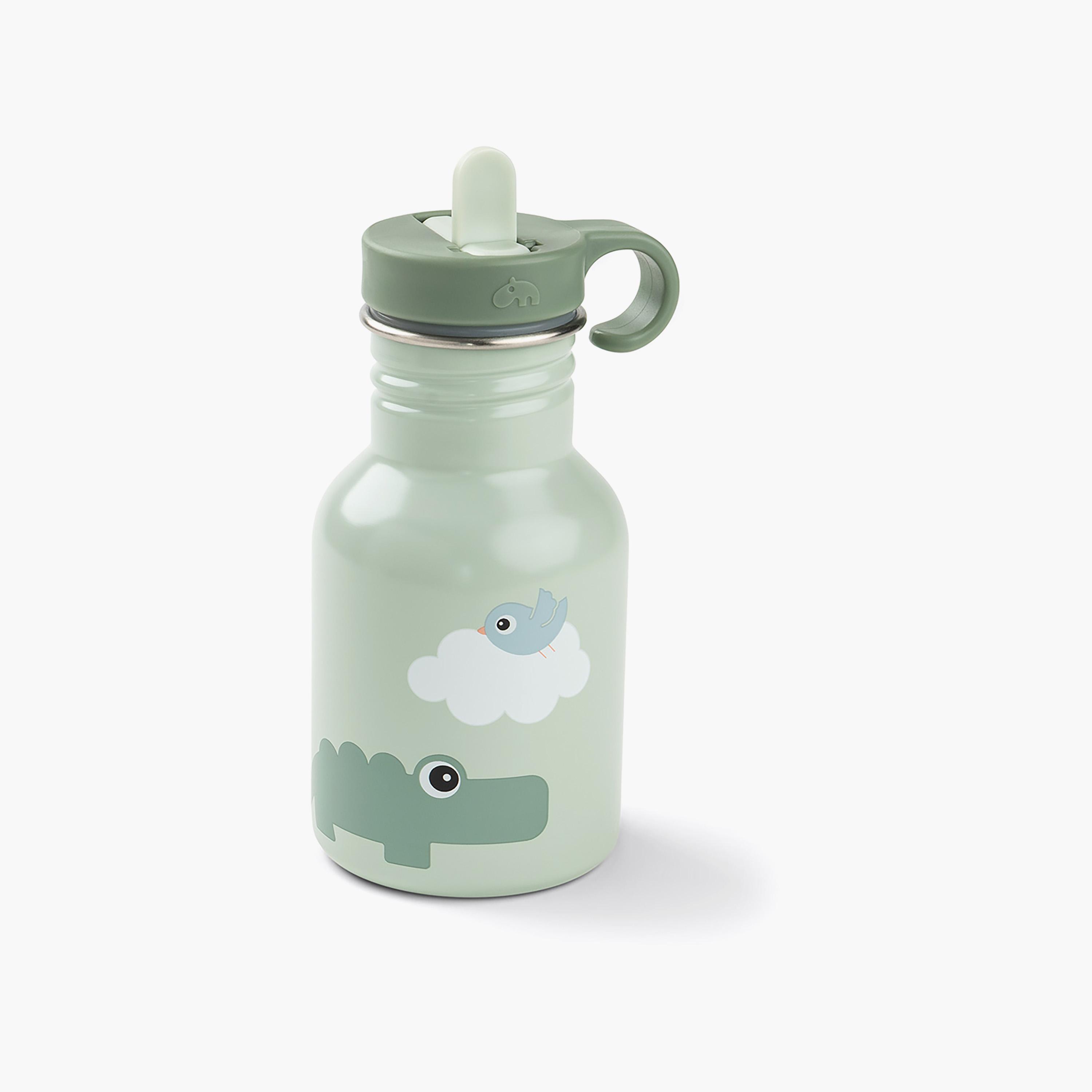 زجاجة مياه معدنية بتصميم ساحة الألعاب لون أخضر من دون باي دير - 350 مل-school-waterbottles-image-1