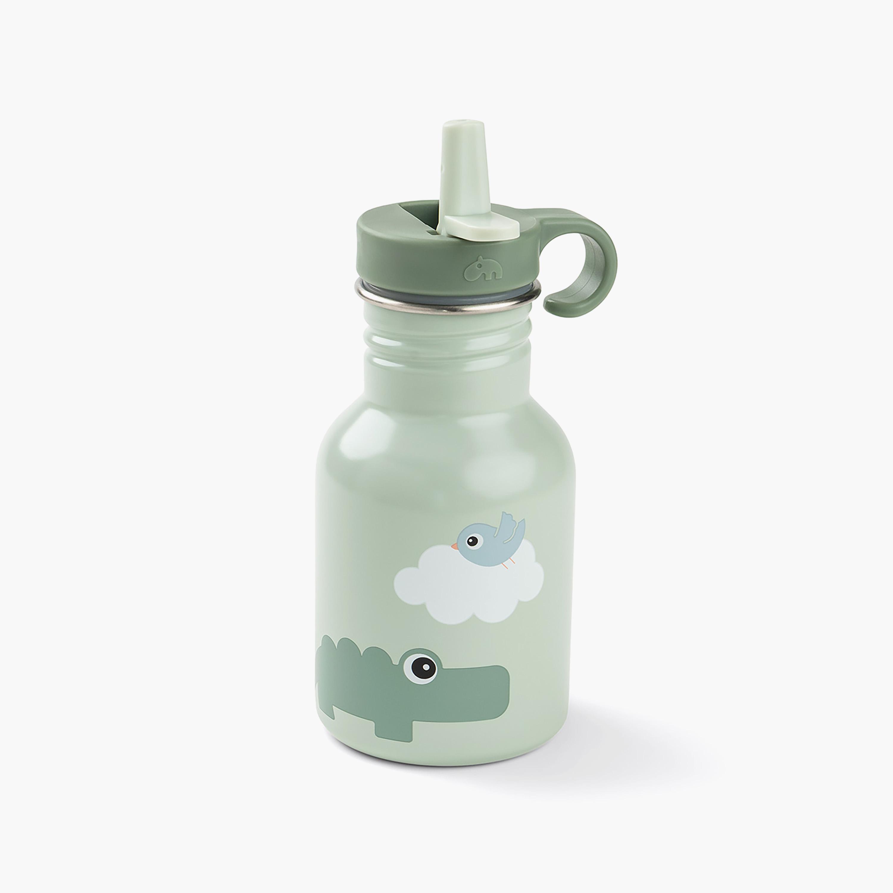 زجاجة مياه معدنية بتصميم ساحة الألعاب لون أخضر من دون باي دير - 350 مل-school-waterbottles-image-2