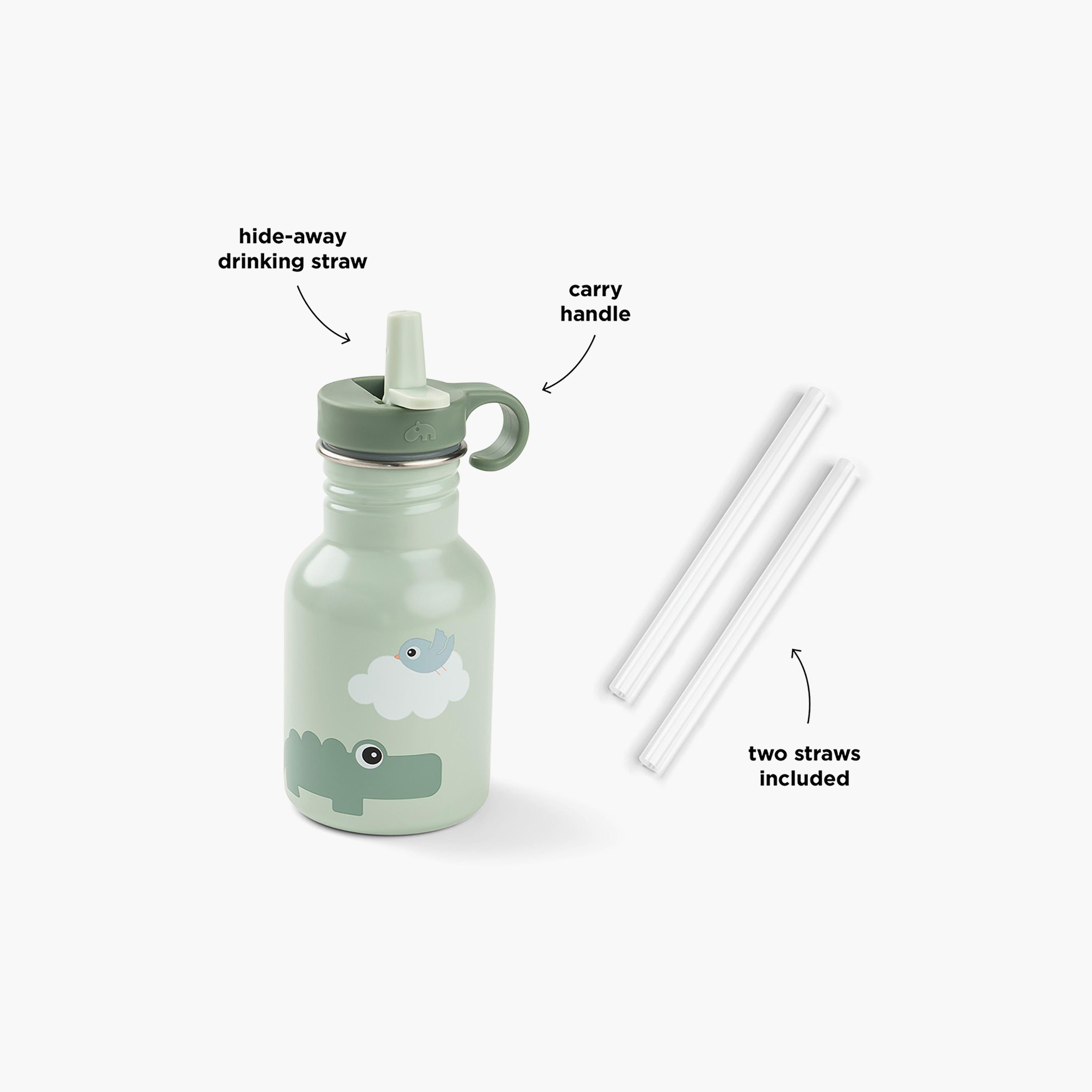 زجاجة مياه معدنية بتصميم ساحة الألعاب لون أخضر من دون باي دير - 350 مل-school-waterbottles-image-3