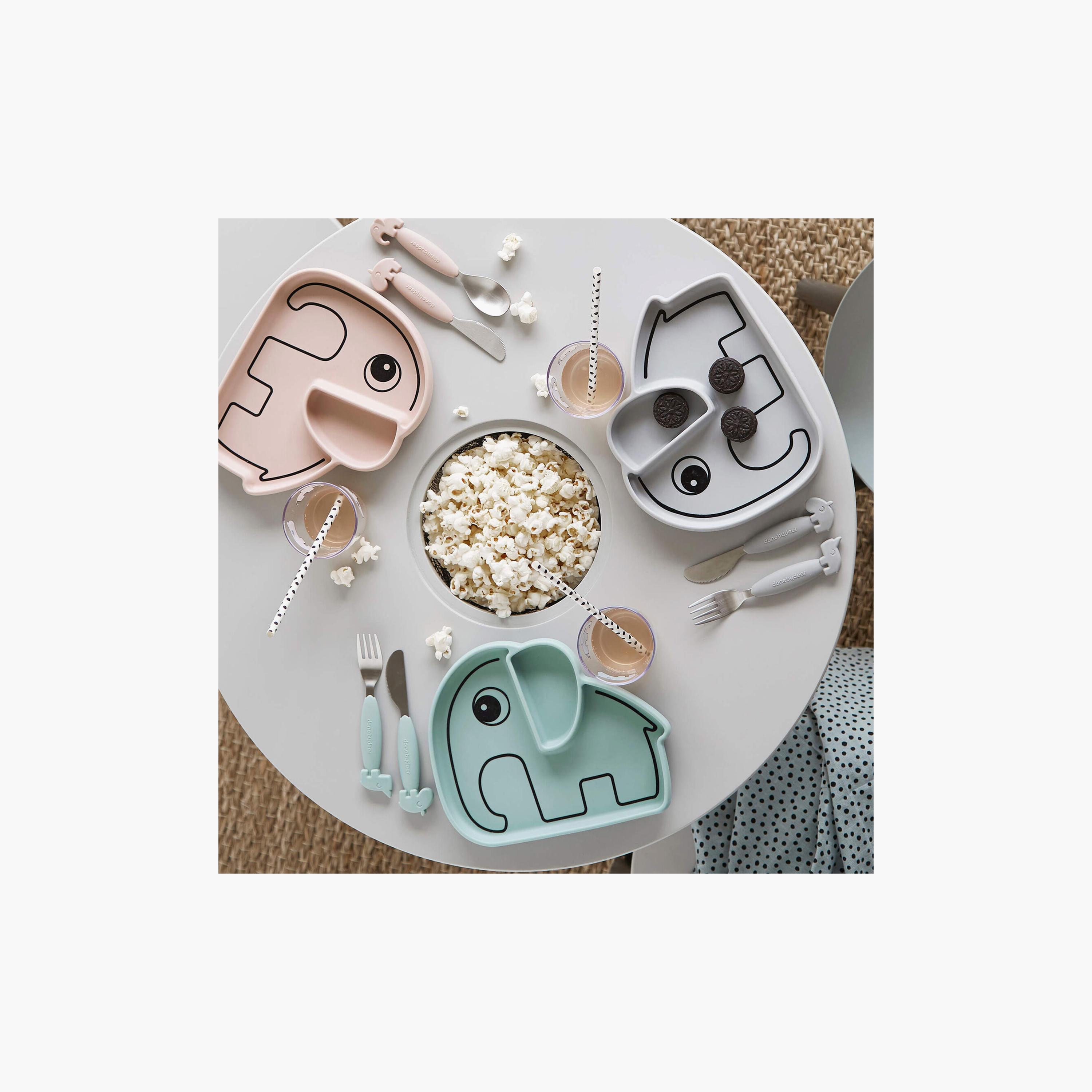 طبق سيليكون بقاعدة تثبيت وامتصاص محكم من دون باي دير-baby-feeding-mealtimeessentials-image-3
