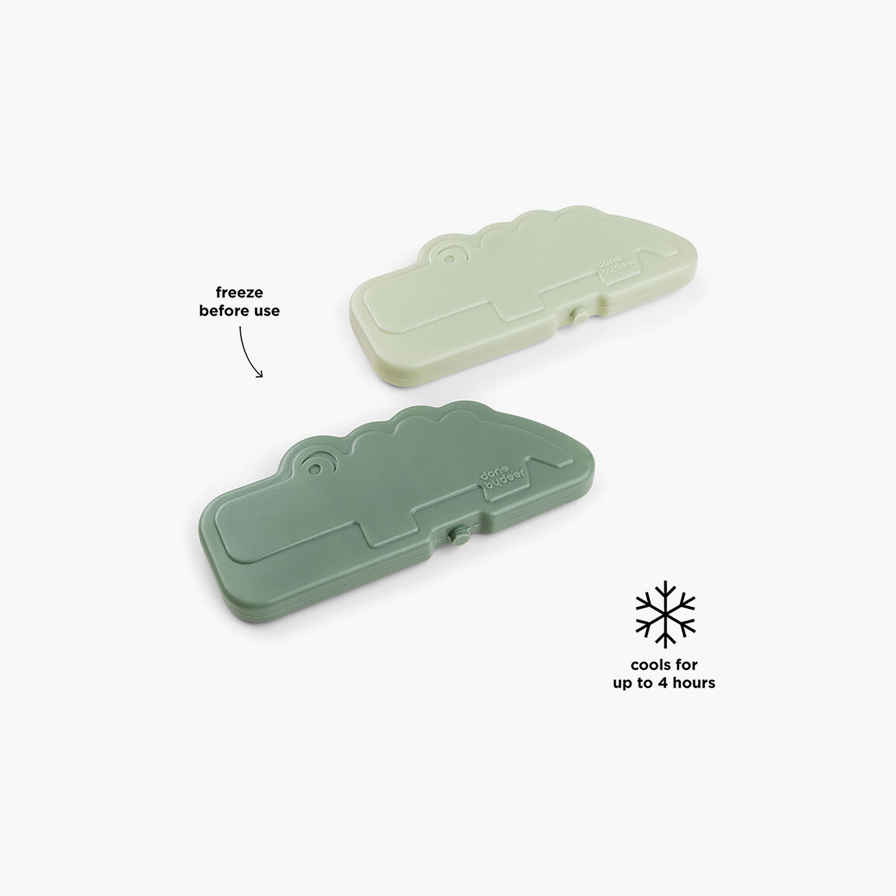 Done by Deer 2-Piece Lunch Box Cooling Element - Croco Green-school-lunchessentials-lunchboxes-image-5