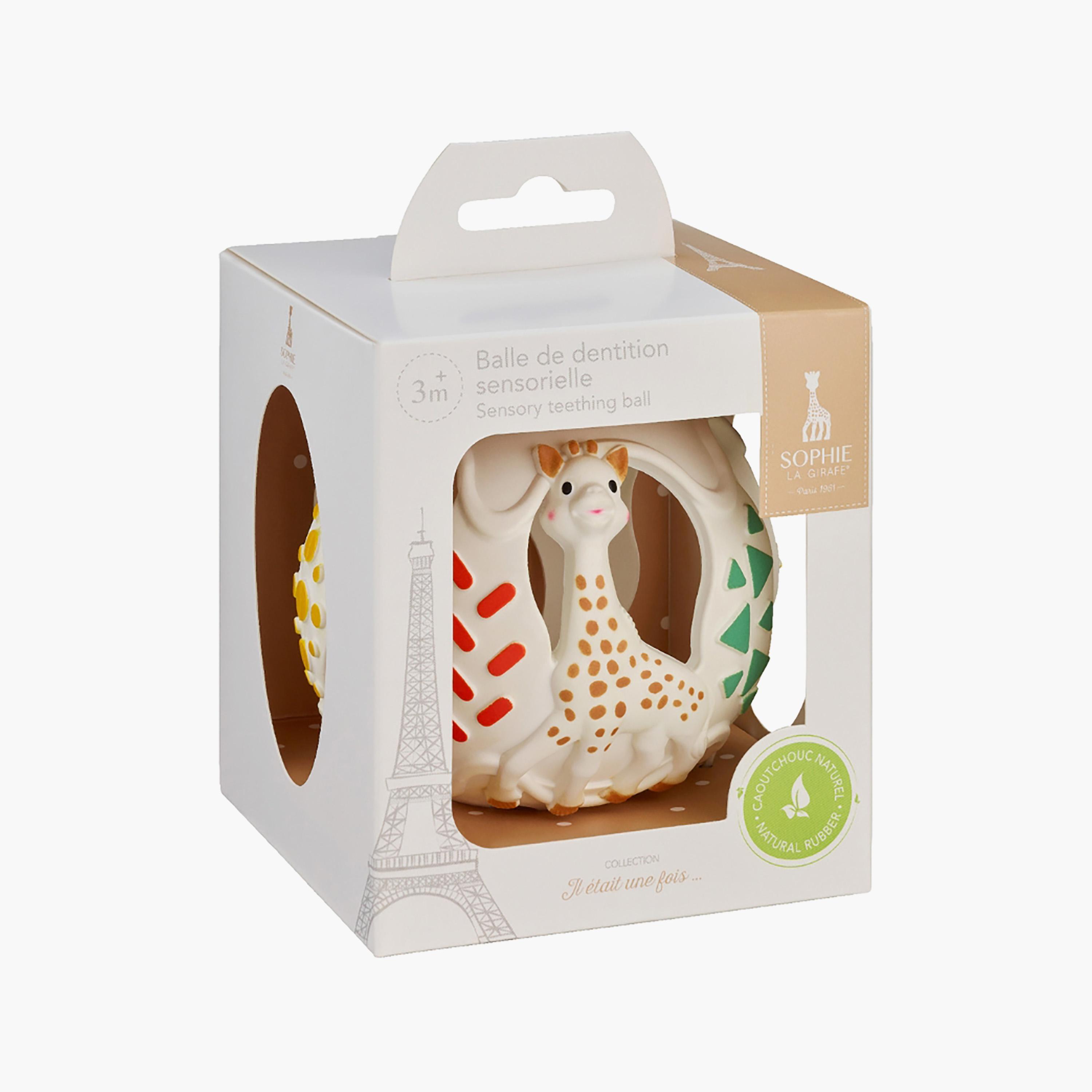 كرة عضاضة سيليكون تفاعلية لتحفيز الحواس من صوفي لا جيراف-toys-babyandtoddlertoys-rattlesandteethers-image-5