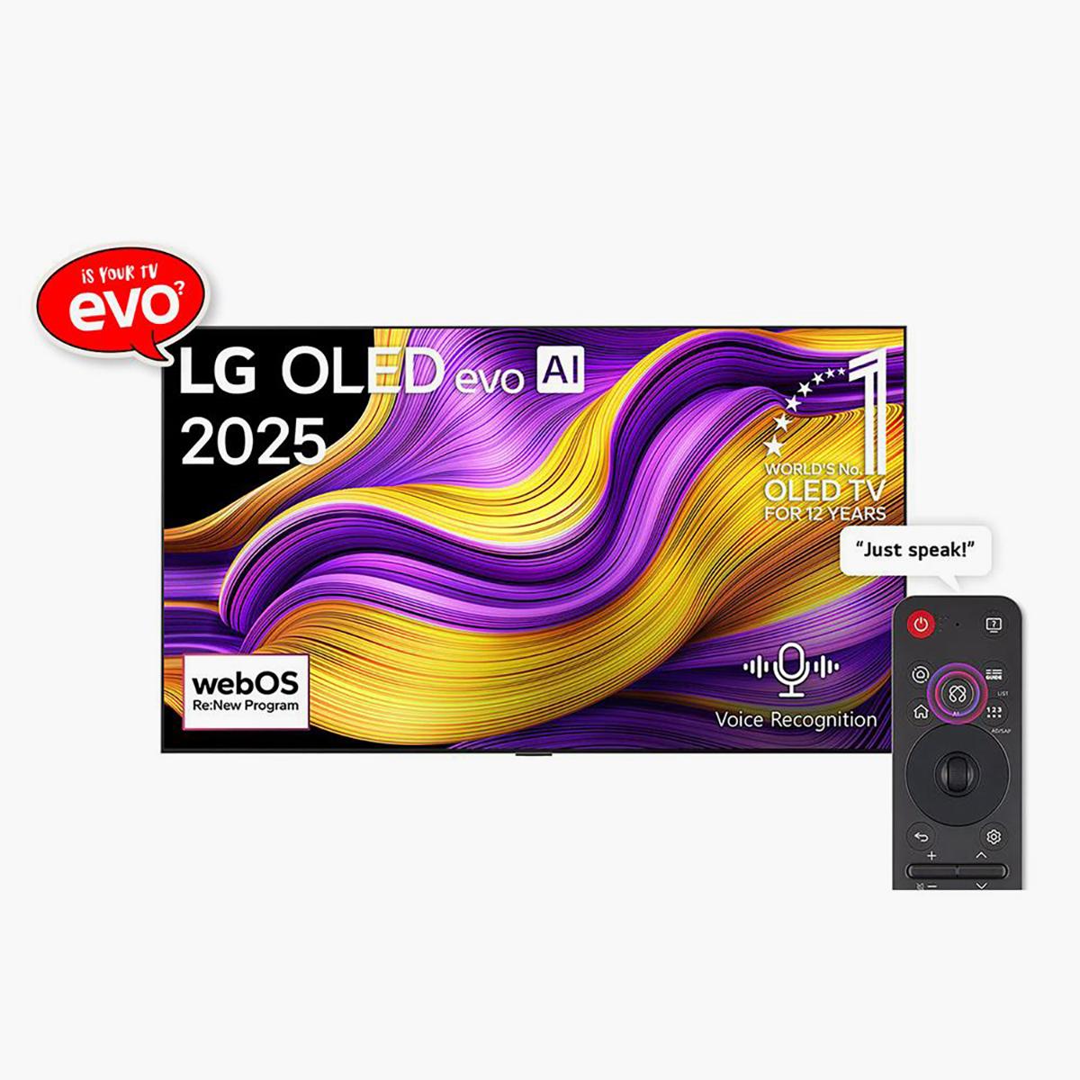 LG 83-inch OLED evo AI G5 4K 165Hz Smart TV with AI Magic Remote - OLED83G56LA-AMAG