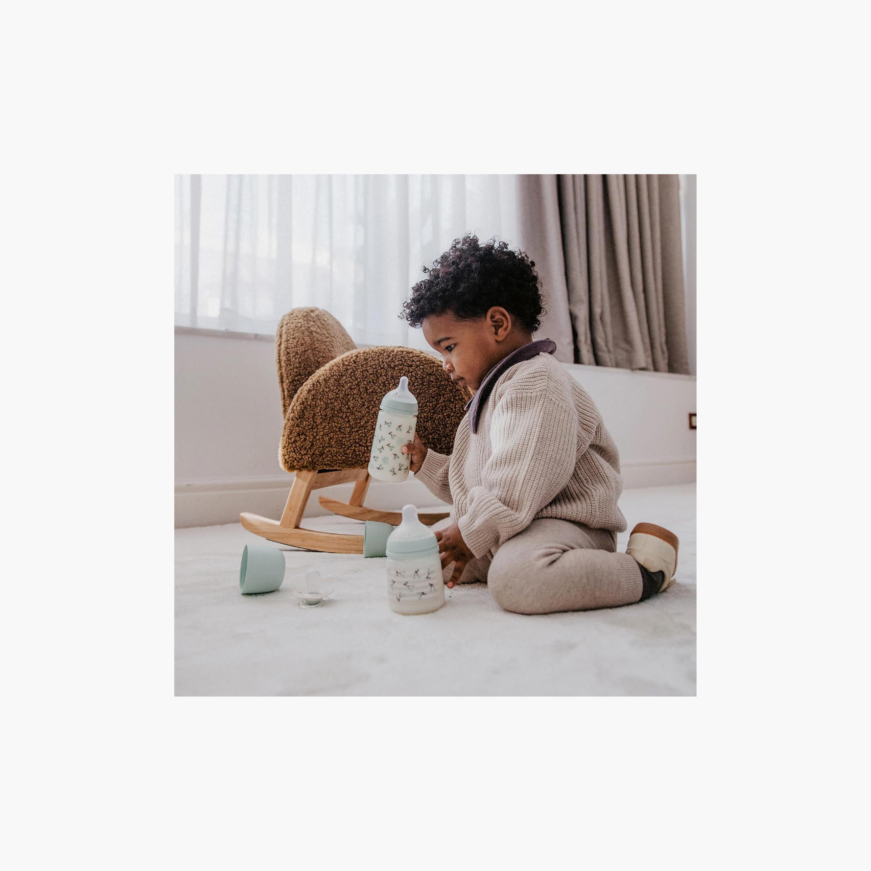 Suavinex 5-Piece Essential Feeding Bottle with Pacifier Set-baby-feeding-accessories-image-2