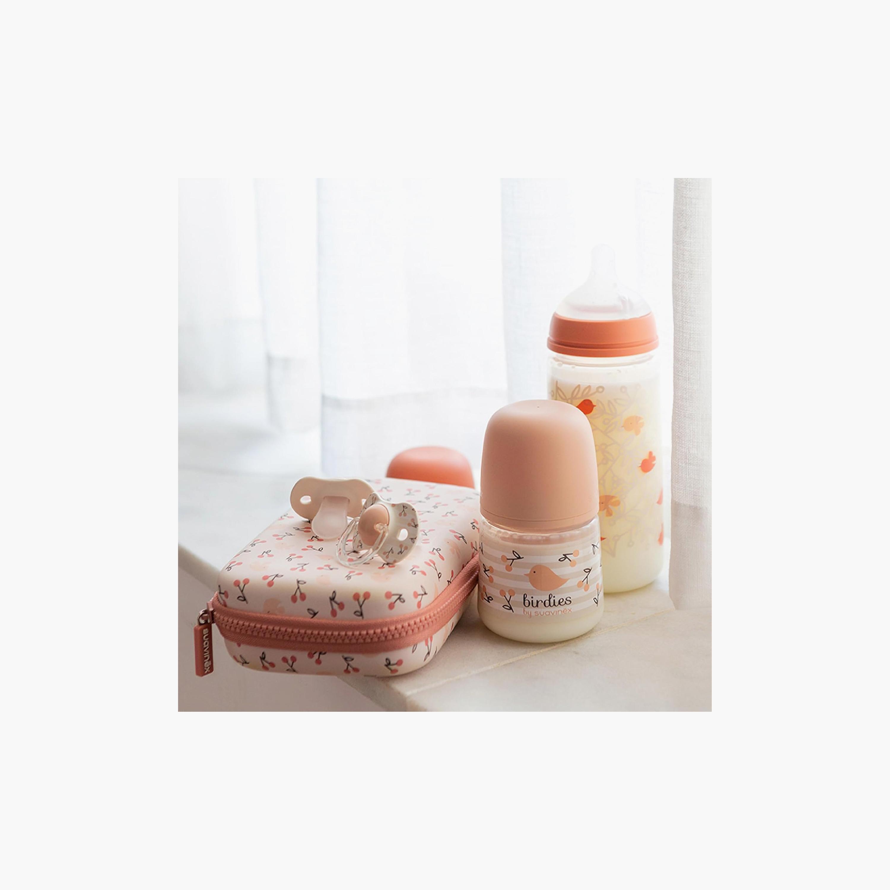 Suavinex 5-Piece Essential Feeding Bottle with Pacifier Set-baby-feeding-accessories-image-5