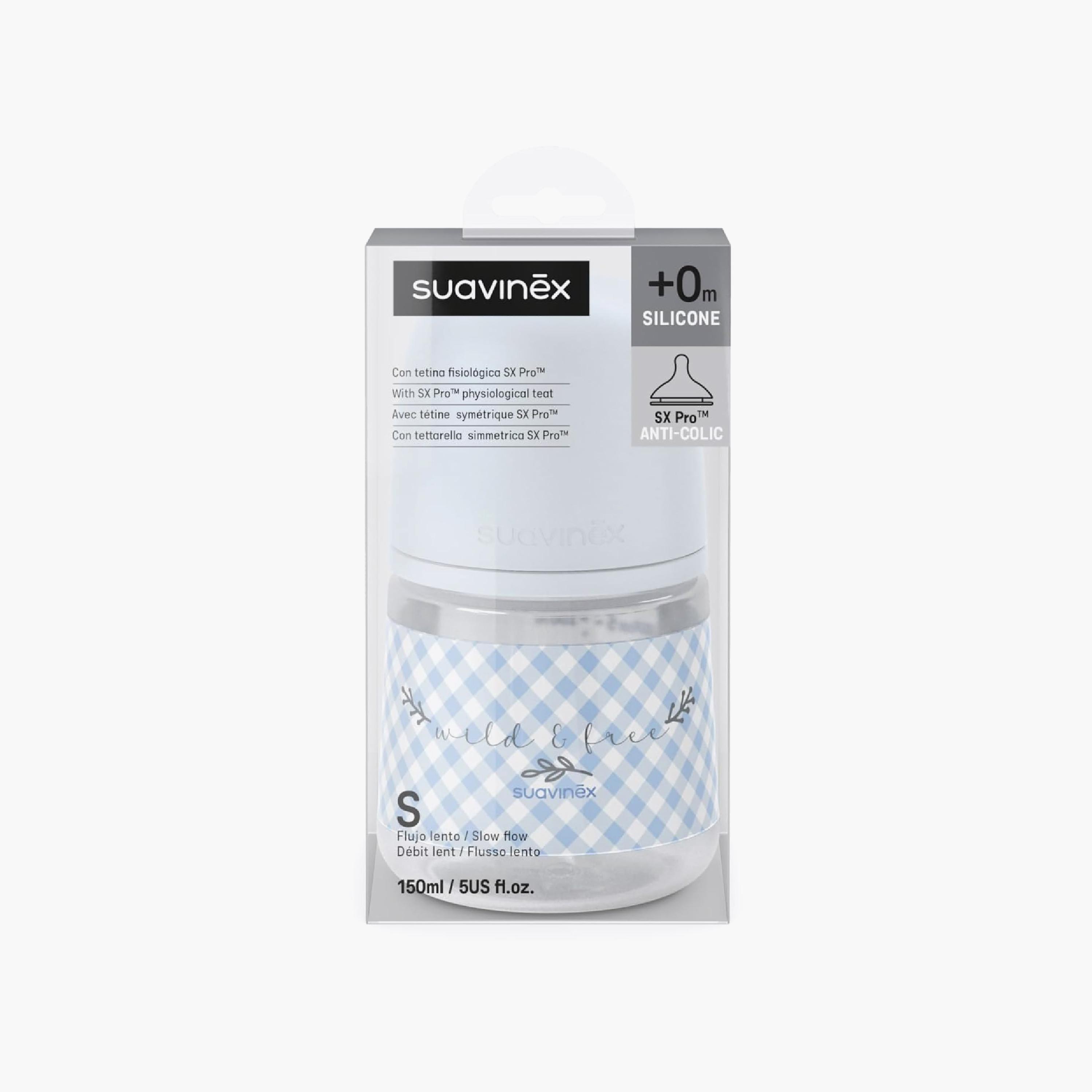 Suavinex Wild & Free Anti-Colic Silicone Teat Feeding Bottle - 150 ml-baby-feeding-feedingbottles-bottlesandteats-image-4