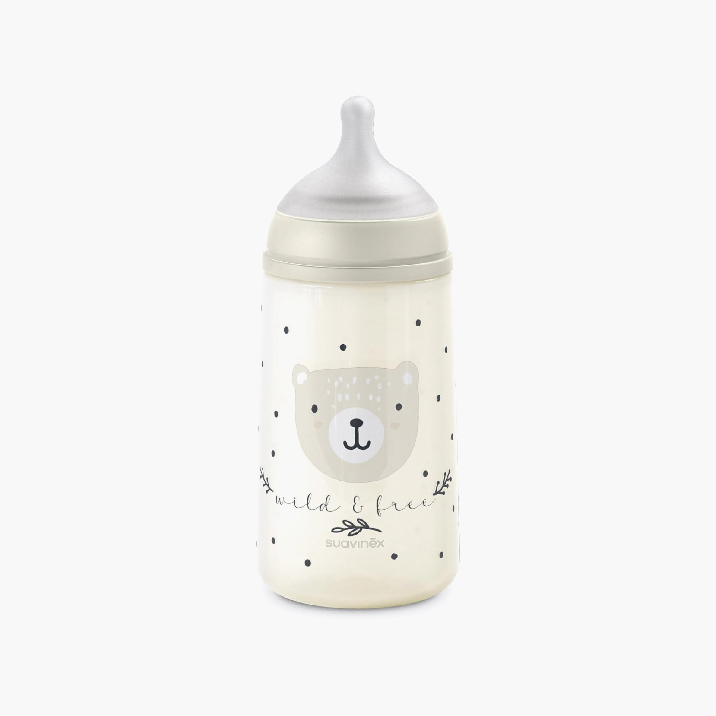 زجاجة رضاعة وايلد آند فري بحلمة سيليكون مضادة للمغص - 270 مل من سوافينكس-baby-feeding-feedingbottles-bottlesandteats-image-1