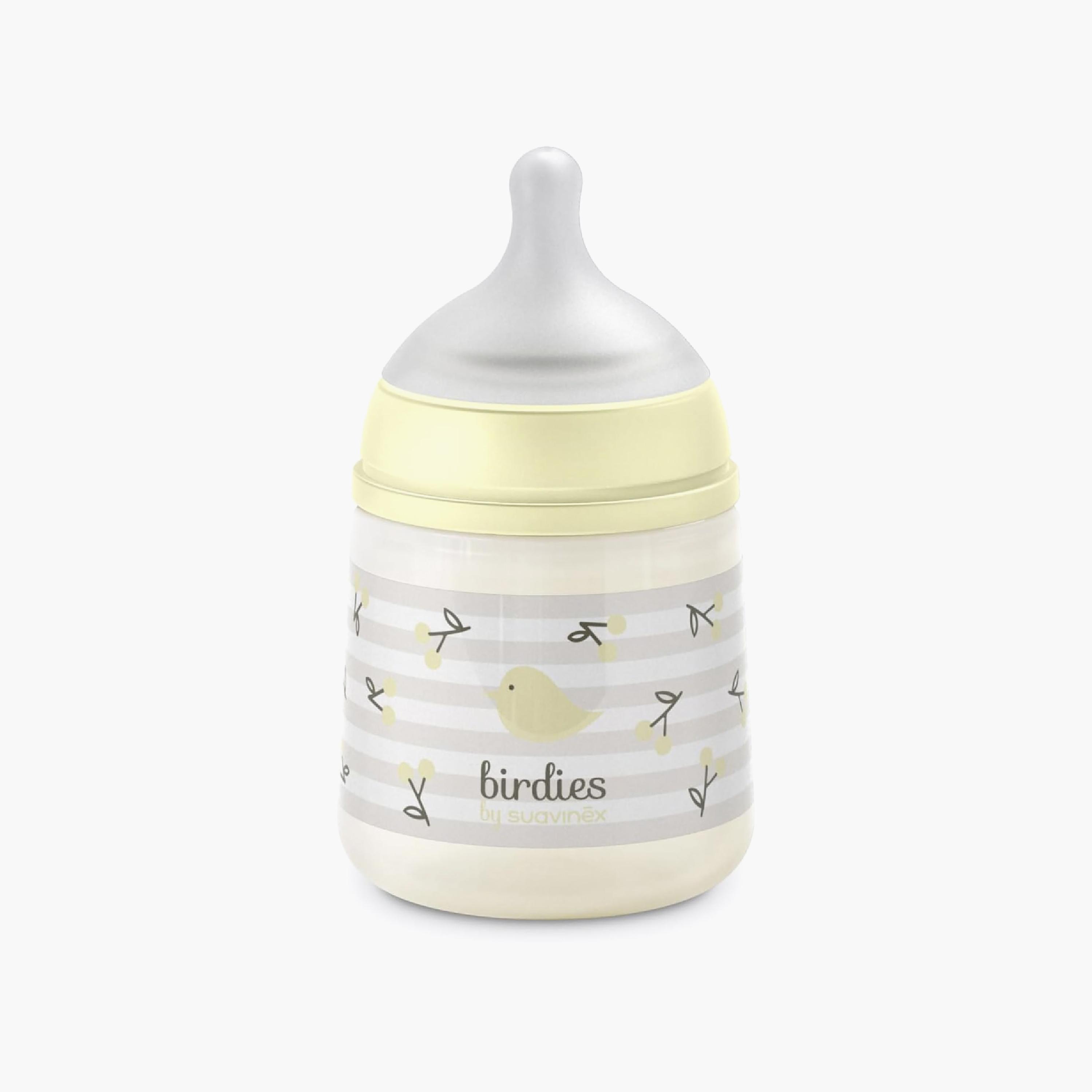 زجاجة رضاعة بيردي بحلمة سيليكون مضادة للمغص - 150 مل من سوافينكس-baby-feeding-feedingbottles-bottlesandteats-image-1