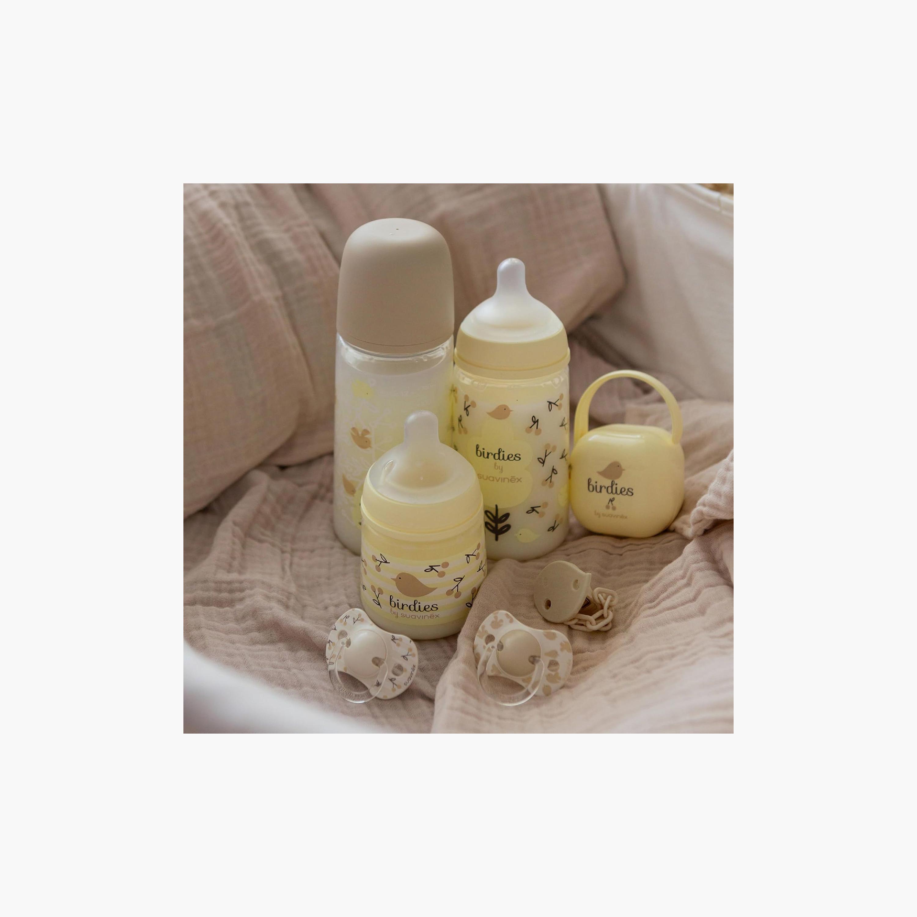 Suavinex Birdie Anti-Colic Silicone Teat Feeding Bottle - 150 ml-baby-feeding-feedingbottles-bottlesandteats-image-3