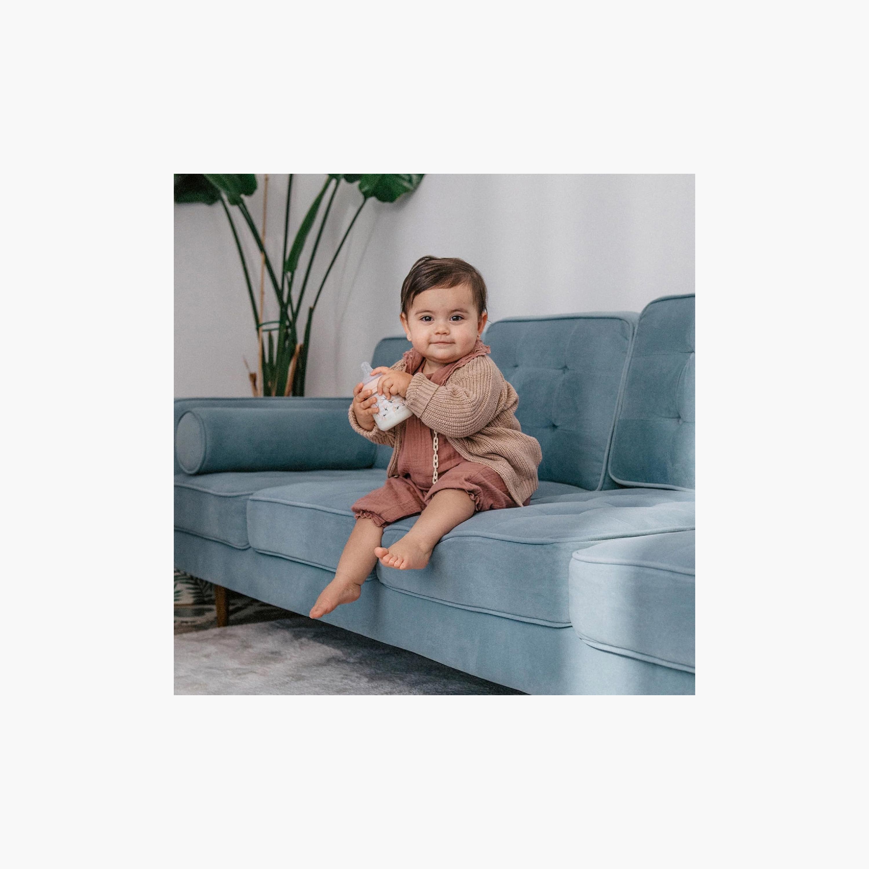 زجاجة رضاعة بيردي بحلمة سيليكون مضادة للمغص - 150 مل من سوافينكس-baby-feeding-feedingbottles-bottlesandteats-image-9