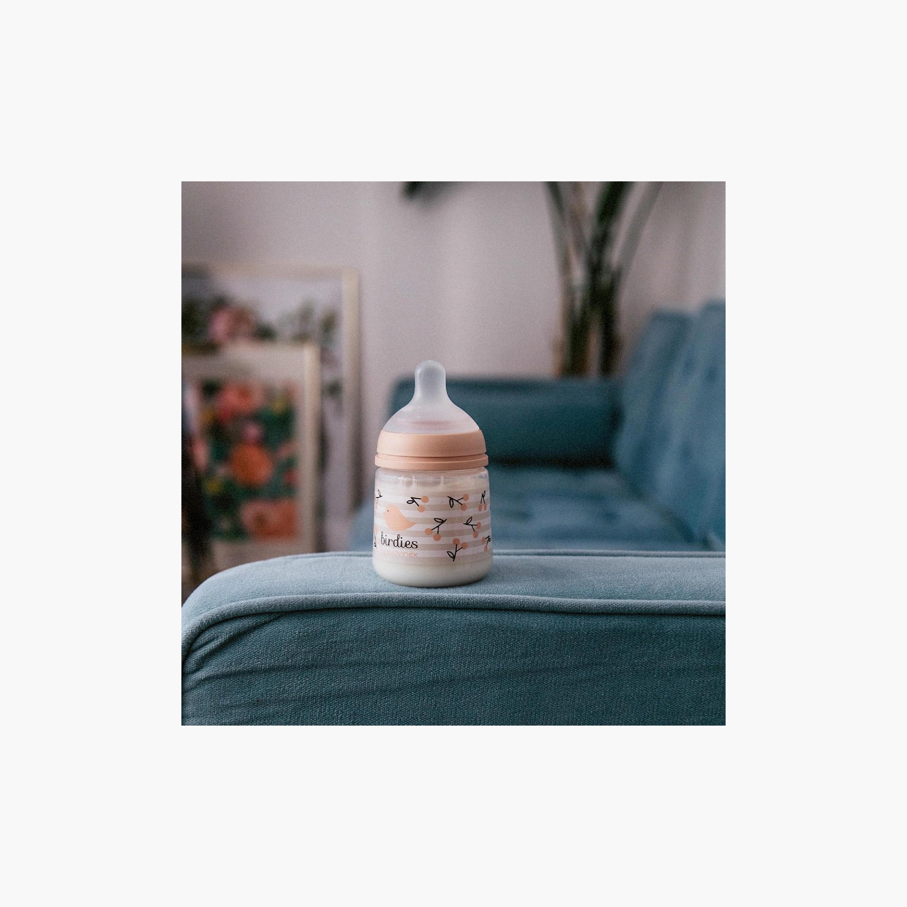 زجاجة رضاعة بيردي بحلمة سيليكون مضادة للمغص - 150 مل من سوافينكس-baby-feeding-feedingbottles-bottlesandteats-image-10